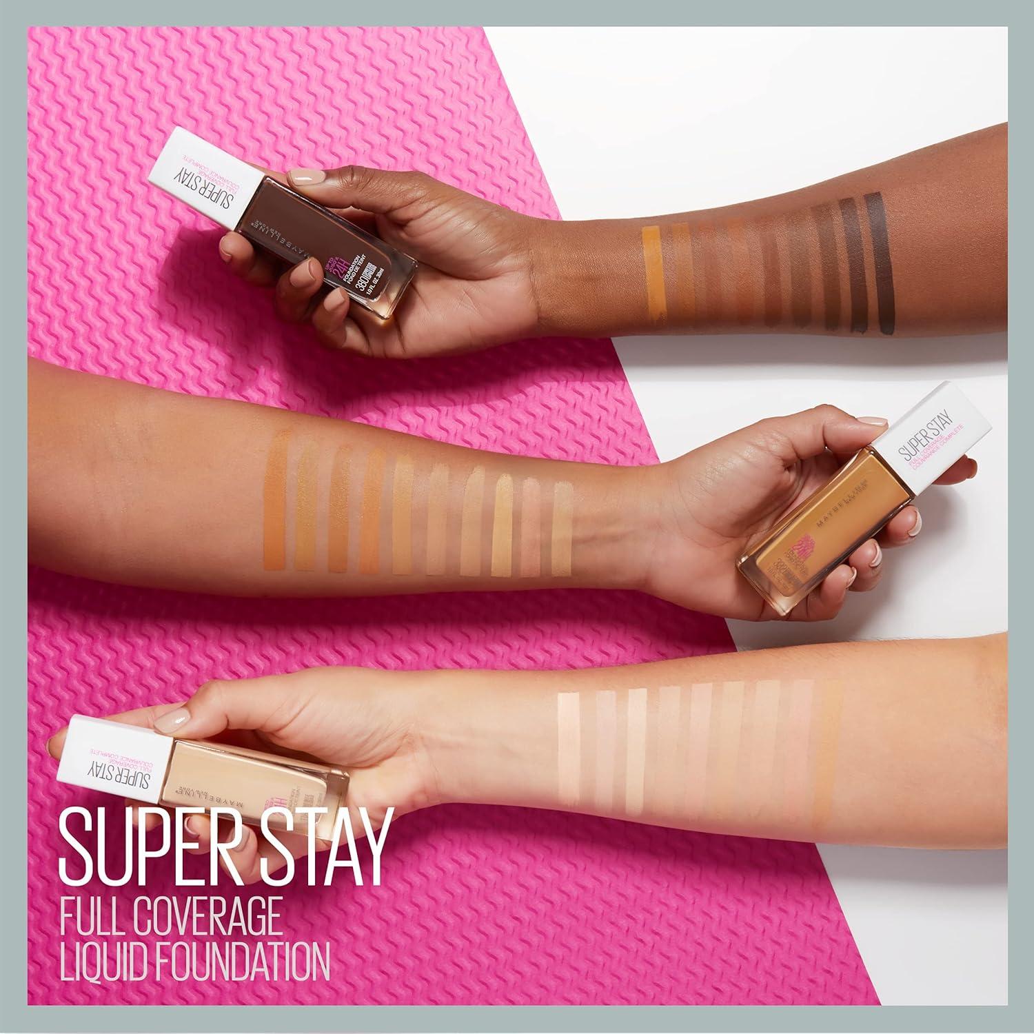 Base Líquida Maybelline Super Stay 24H Cobertura Total 30ml