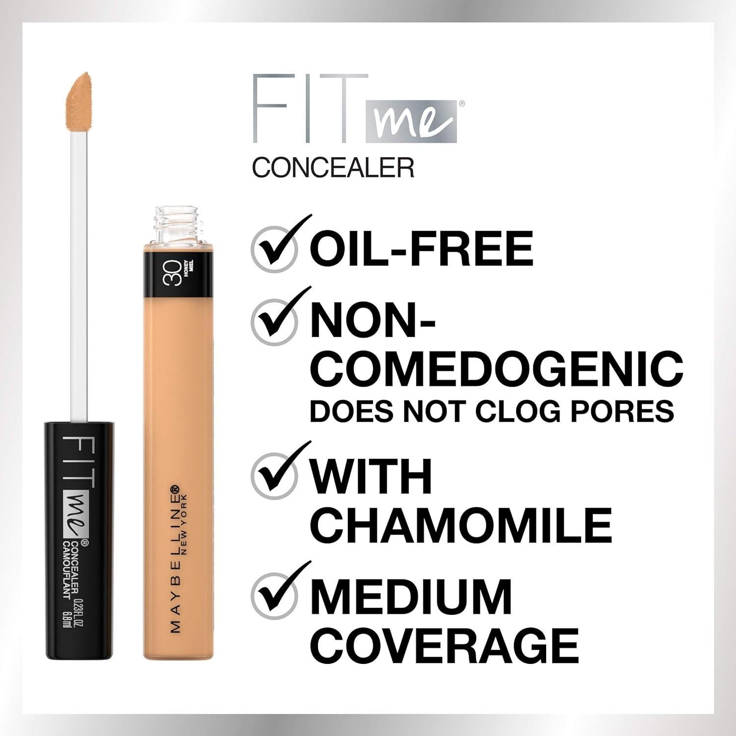 Paquete Correctores Líquidos Maybelline Fit Me Claro y Justo