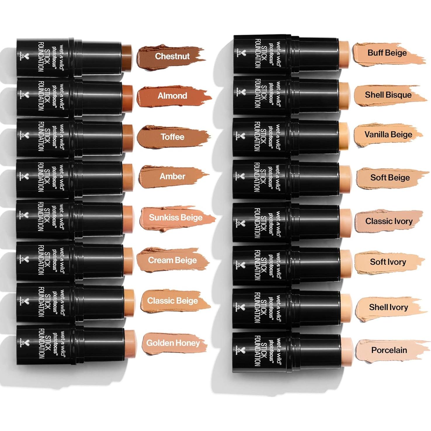 Base en Stick Wet n Wild Photo Focus Marfil Clásico 40.8g