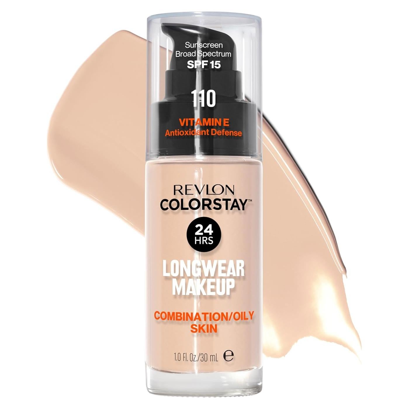 Base Líquida Revlon ColorStay 110 Marfil 29.57 ml Piel Mixta/Grasa
