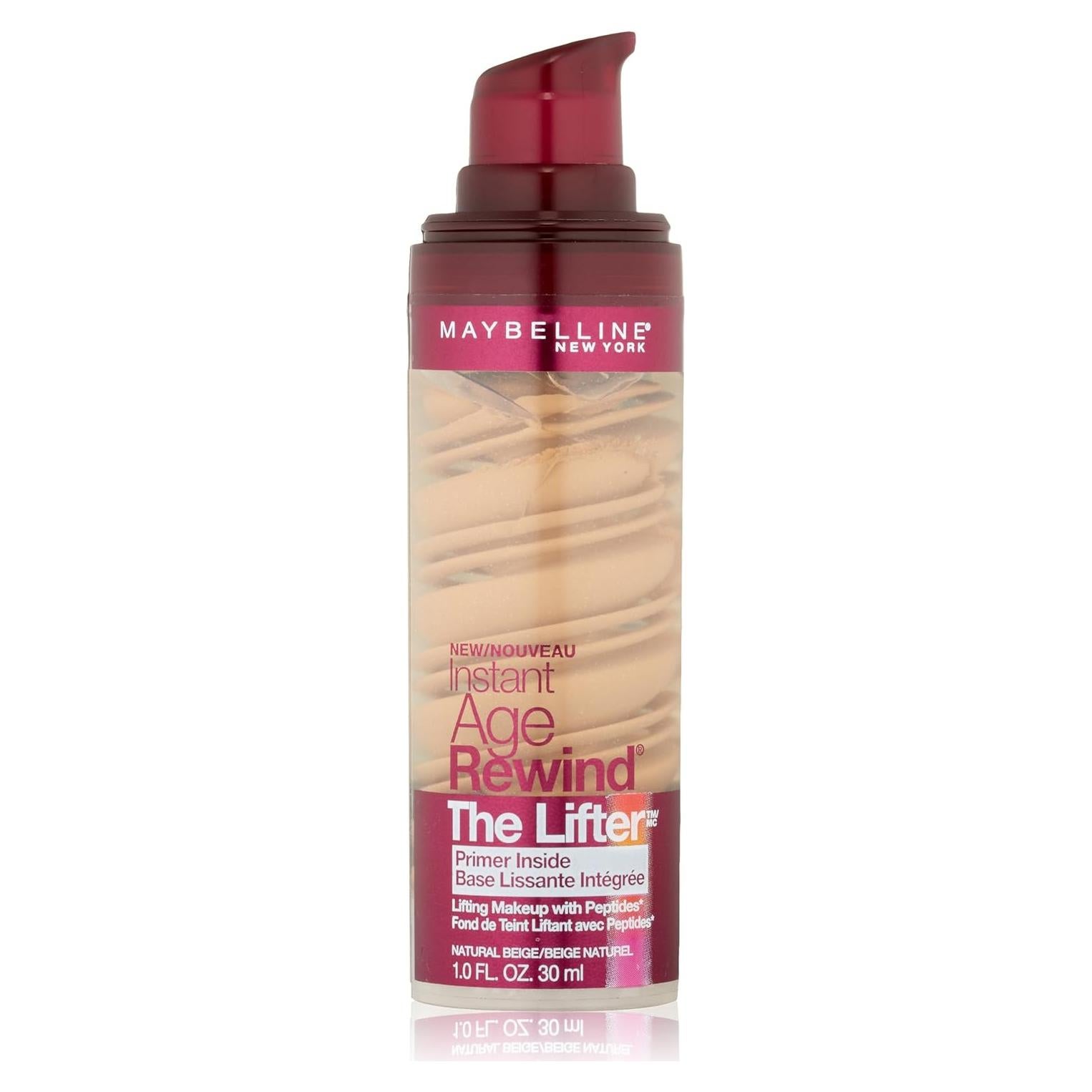 Maquillaje Rejuvenecedor Maybelline El Lifter Beige Natural 29.57 ml