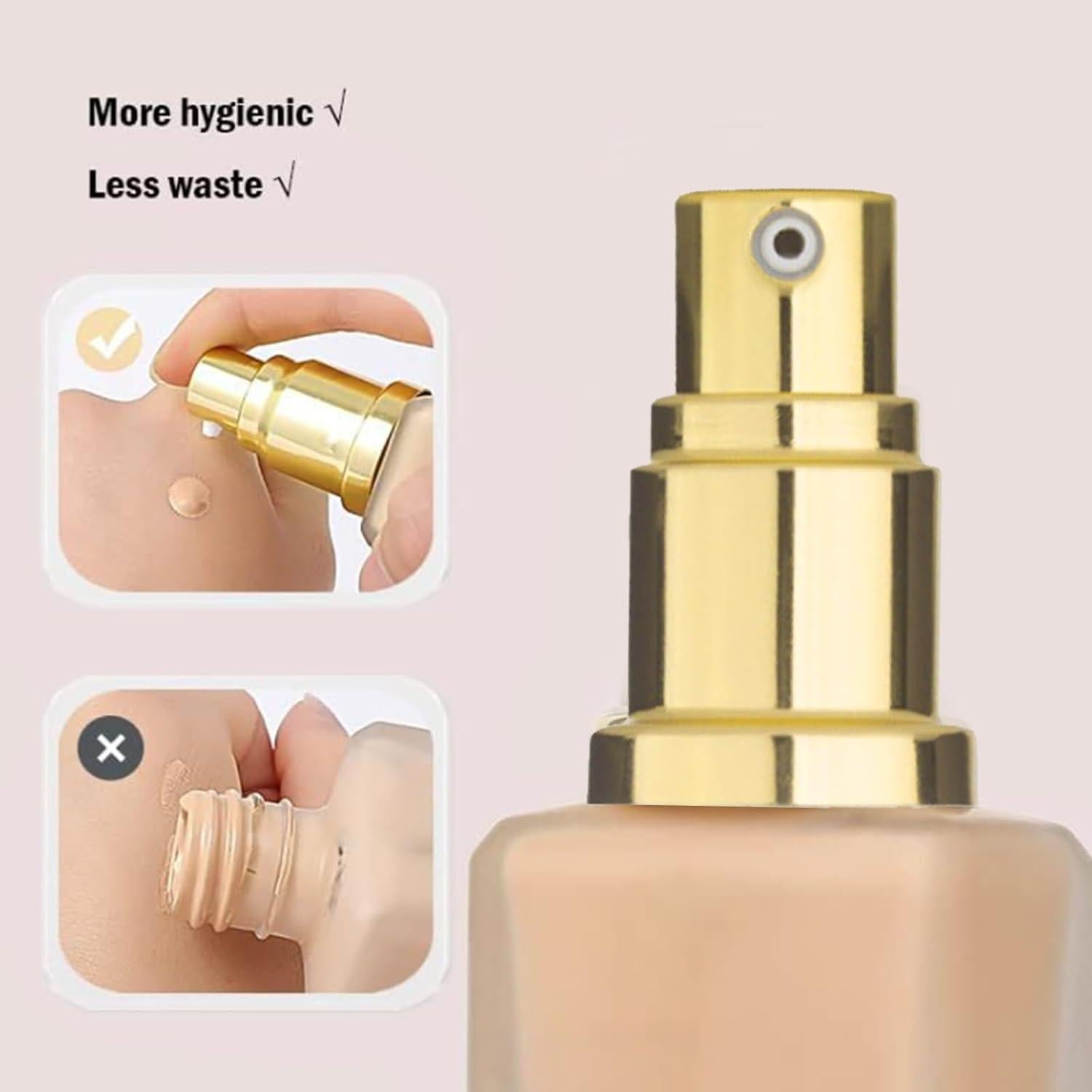 Dispensador de Bomba de Base Chris.W - 2 Piezas Doradas