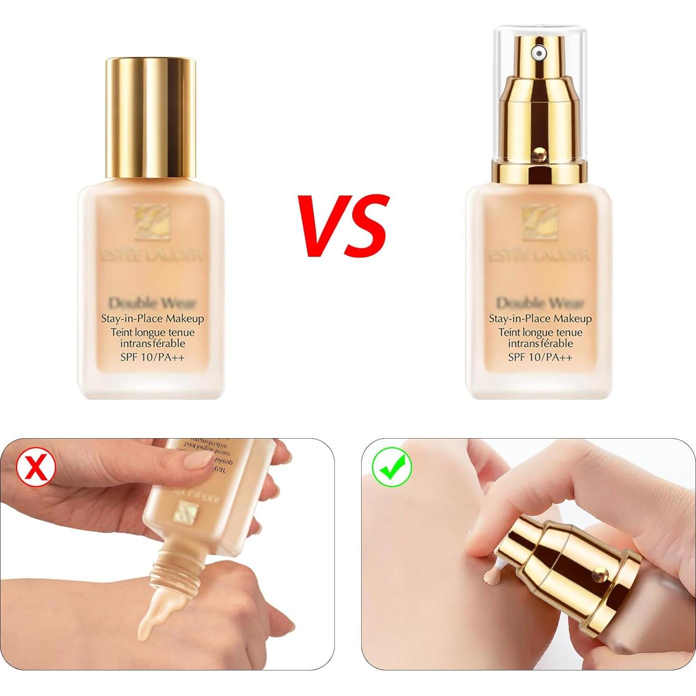 Bomba de Base Dorada Lunhoo para Maquillaje - 2 Piezas