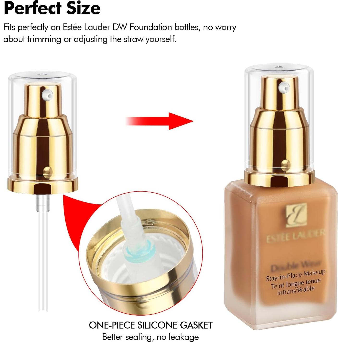 Bomba de Base Dorada Lunhoo para Maquillaje - 2 Piezas