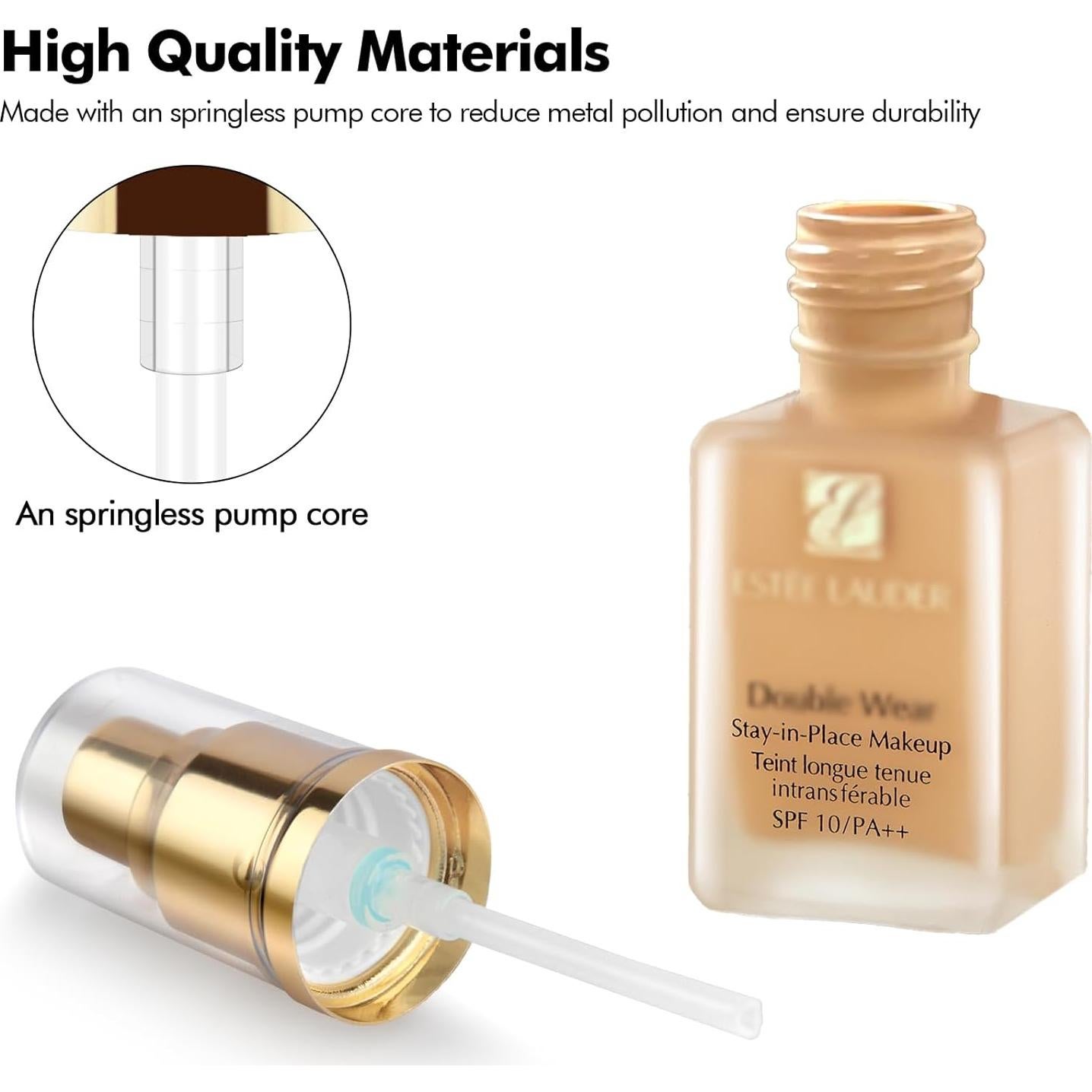 Bomba de Base Dorada Lunhoo para Maquillaje - 2 Piezas