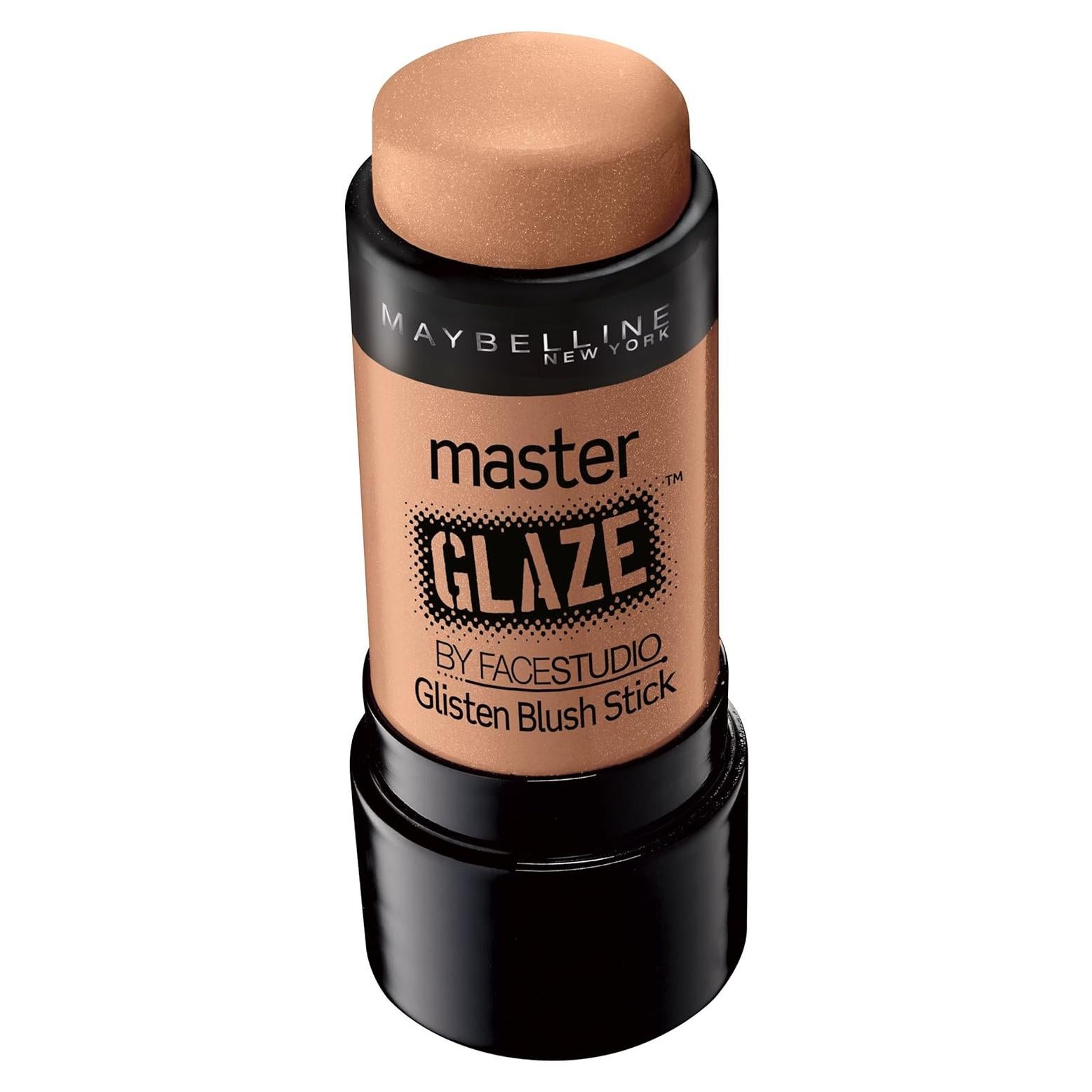 Rubor en Stick Maybelline Master Glaze Glisten Nude Cálido 6.8g