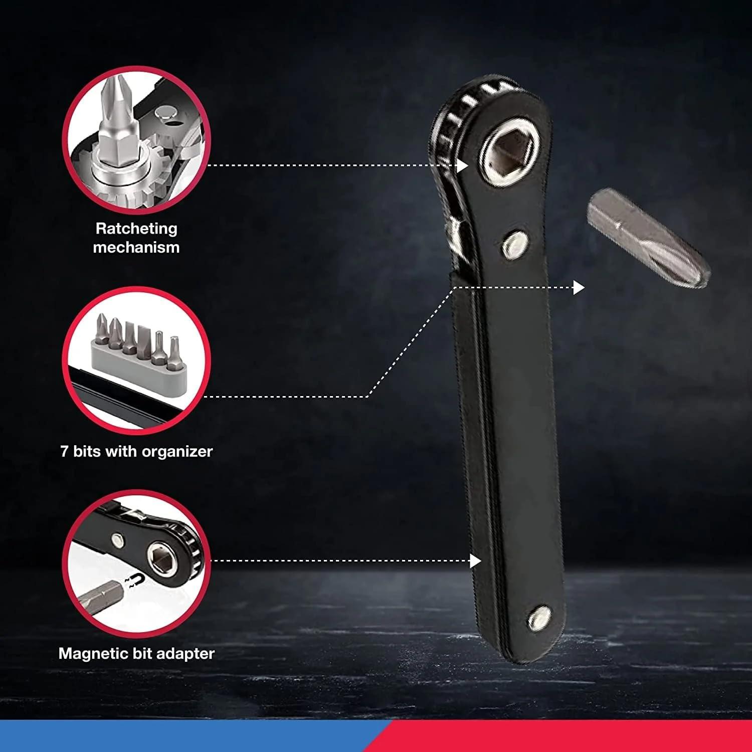 Juego de Destornillador Mini Carraca NEIKO 03044A 8 Piezas