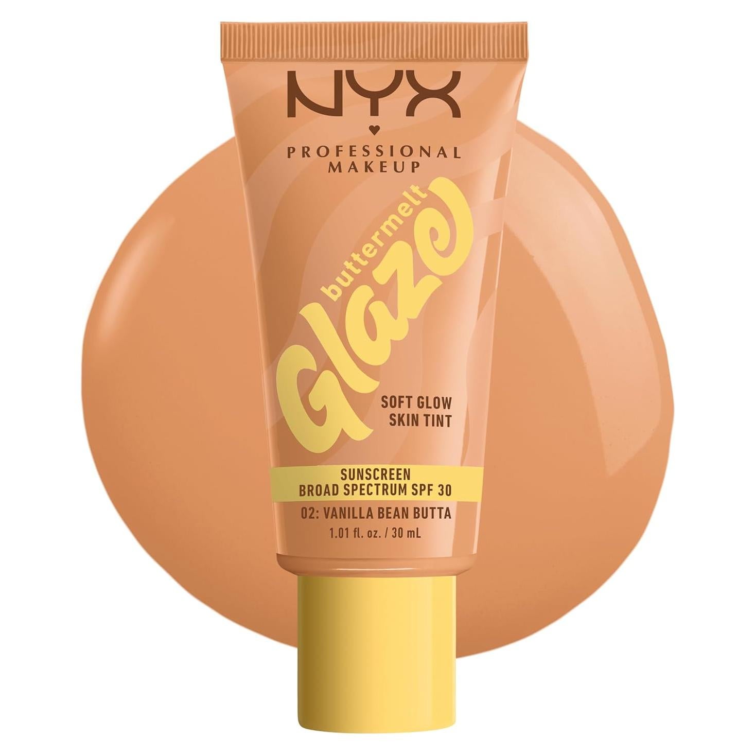 NYX Buttermelt Glaze Tinte Hidratante SPF 30 30 ml 02 Vainilla