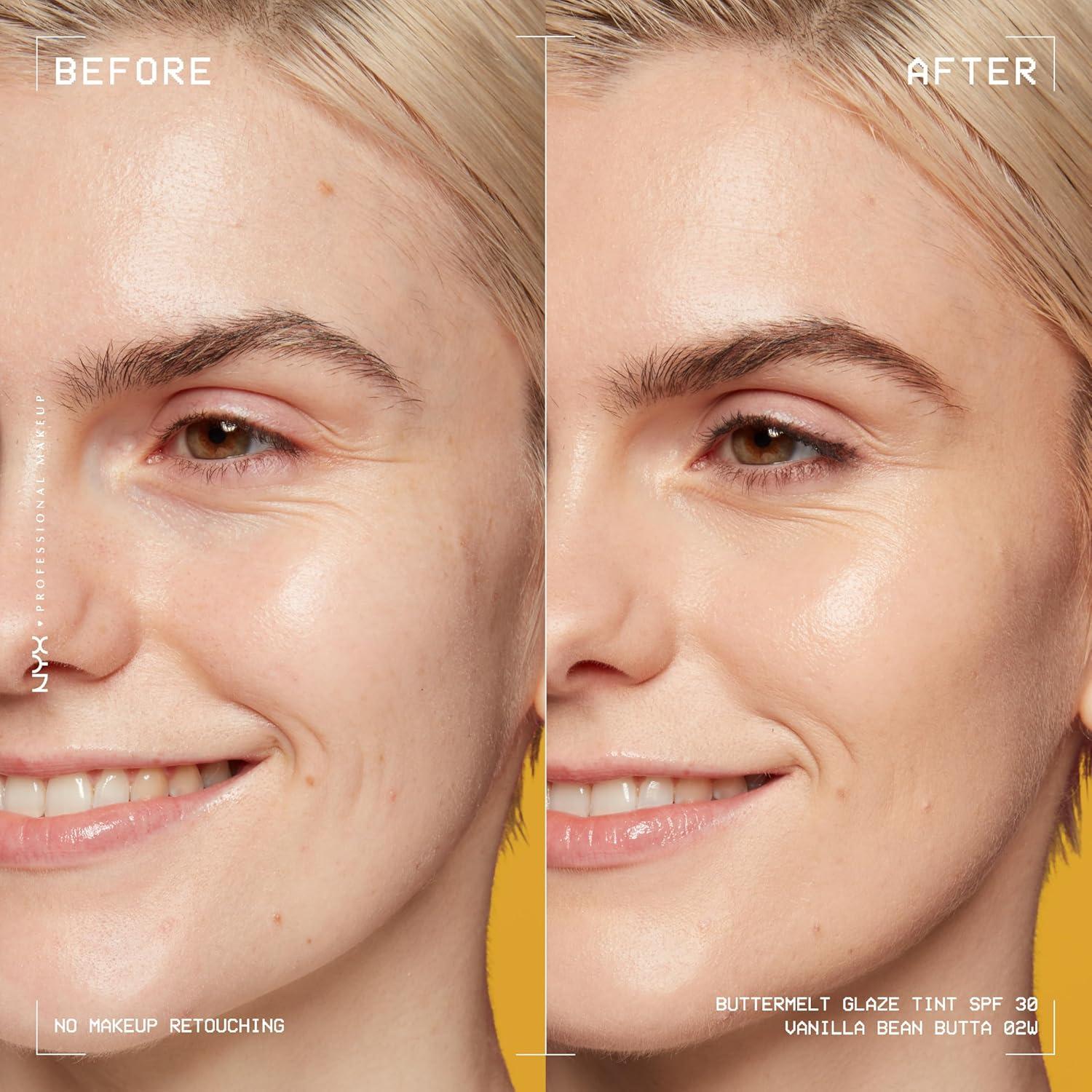 NYX Buttermelt Glaze Tinte Hidratante SPF 30 30 ml 02 Vainilla