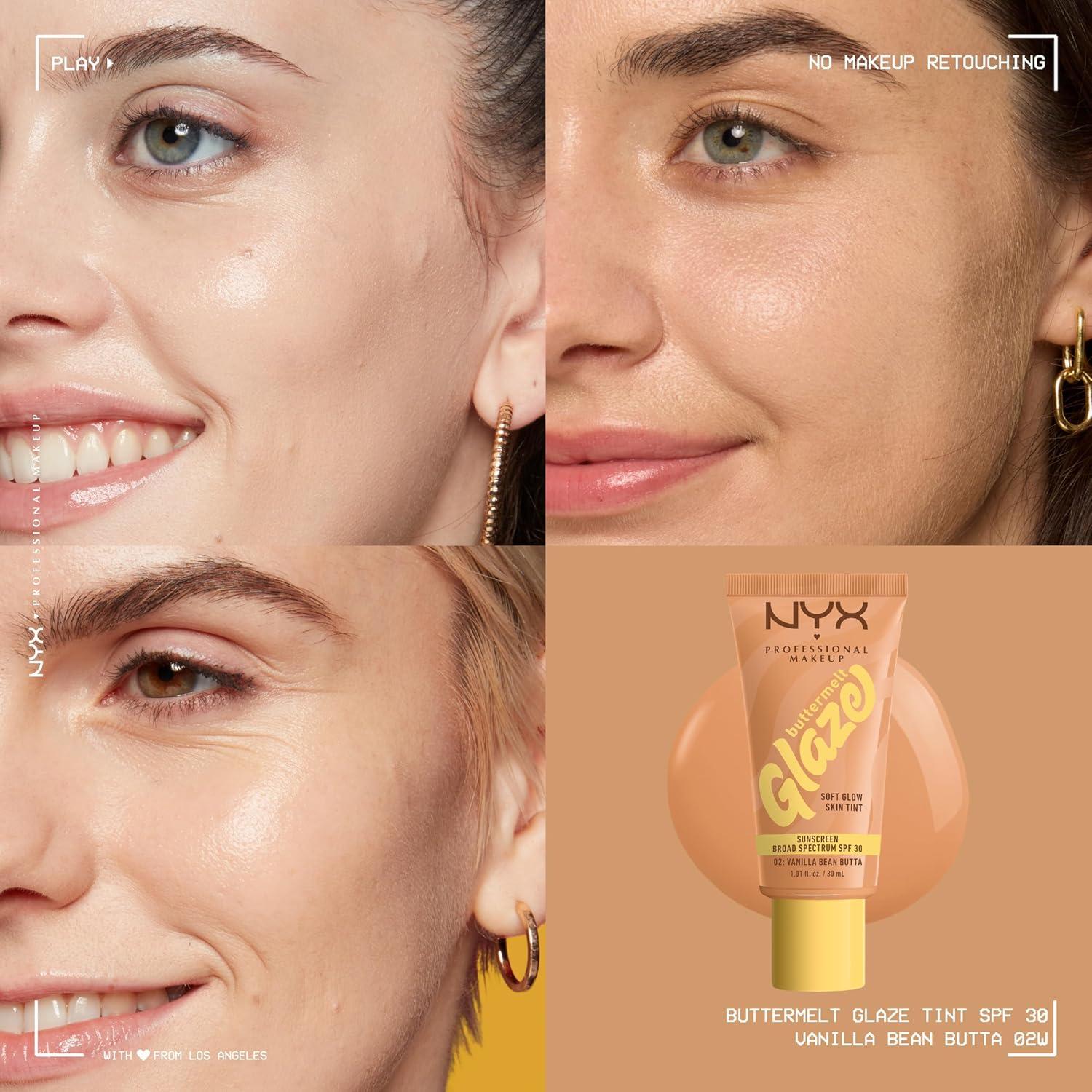 NYX Buttermelt Glaze Tinte Hidratante SPF 30 30 ml 02 Vainilla