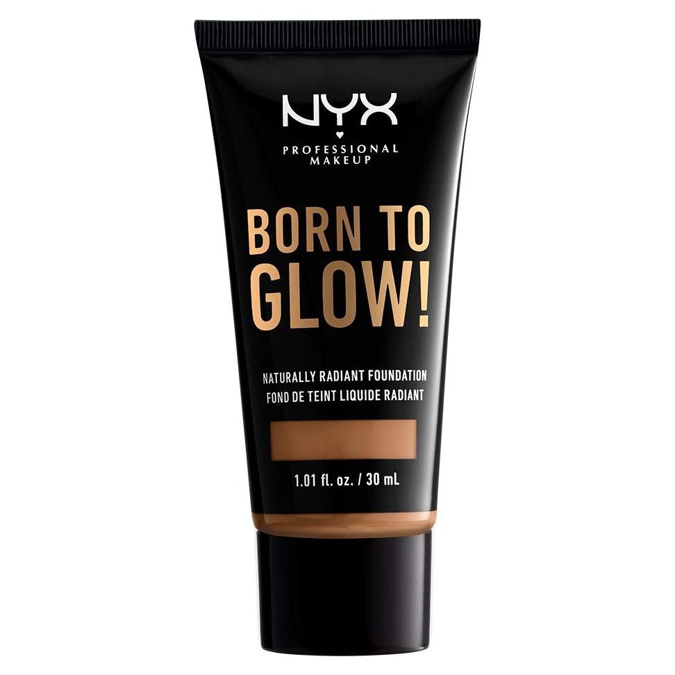 Base Natural Radiante NYX 30ml - Beige Cálido, Cobertura Media