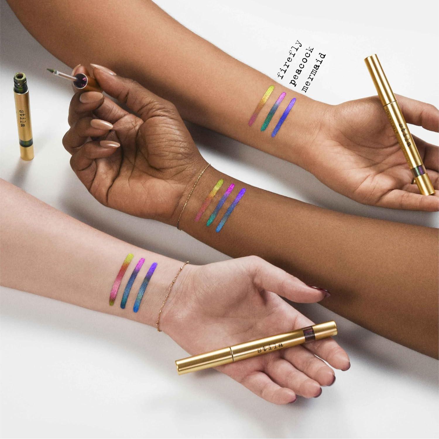 Delineador de Ojos Líquido Stila Chroma-Flash Pavo Real 12cm