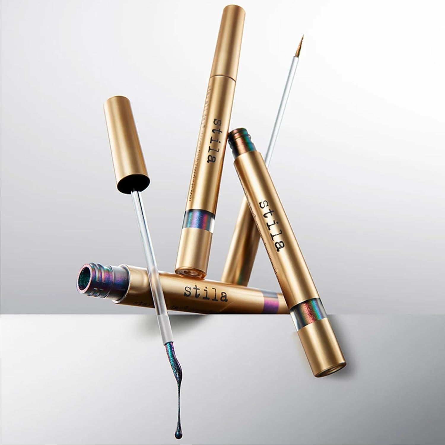 Delineador de Ojos Líquido Stila Chroma-Flash Pavo Real 12cm