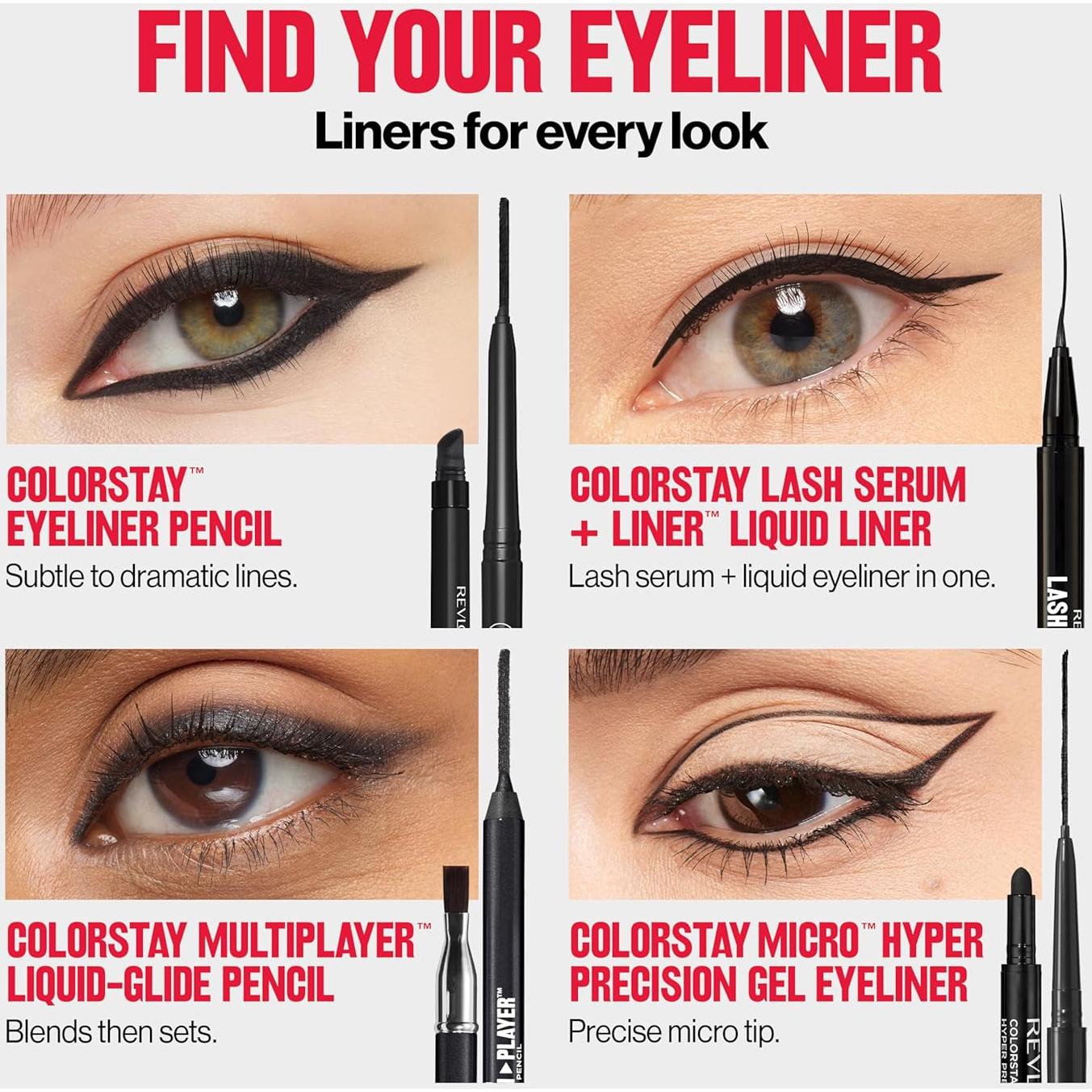 Lápiz de Ojos Impermeable Revlon ColorStay 204 Carbón 4 g