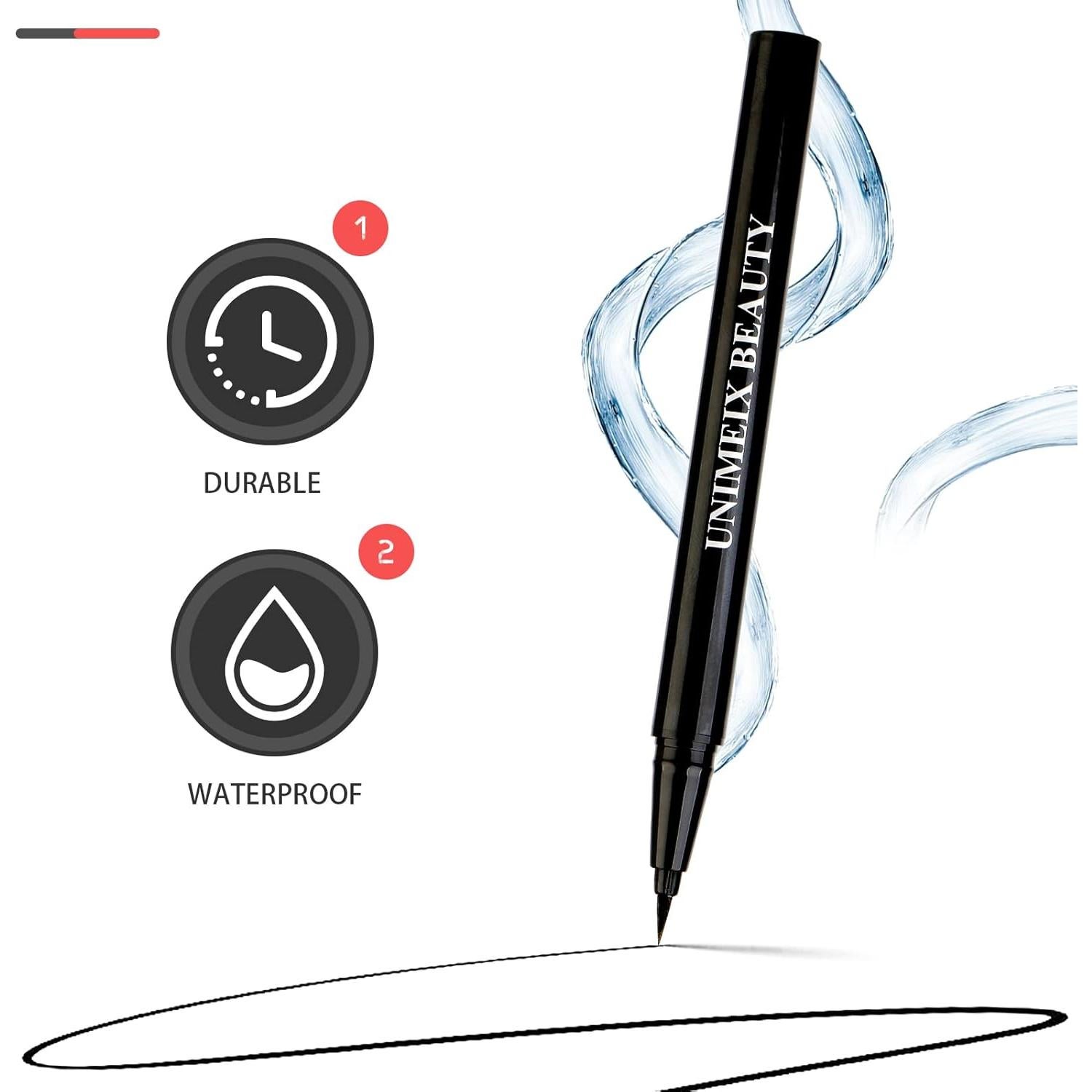 Delineador Líquido Impermeable UNIMEIX Negro 0.4mm