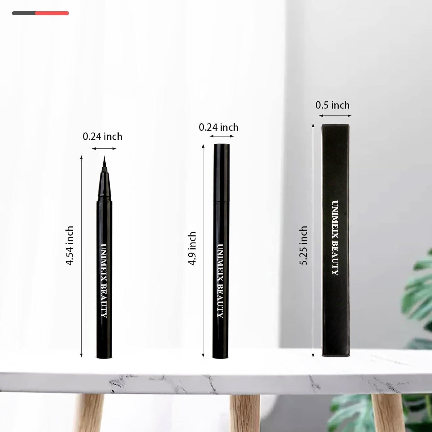 Delineador Líquido Impermeable UNIMEIX Negro 0.4mm