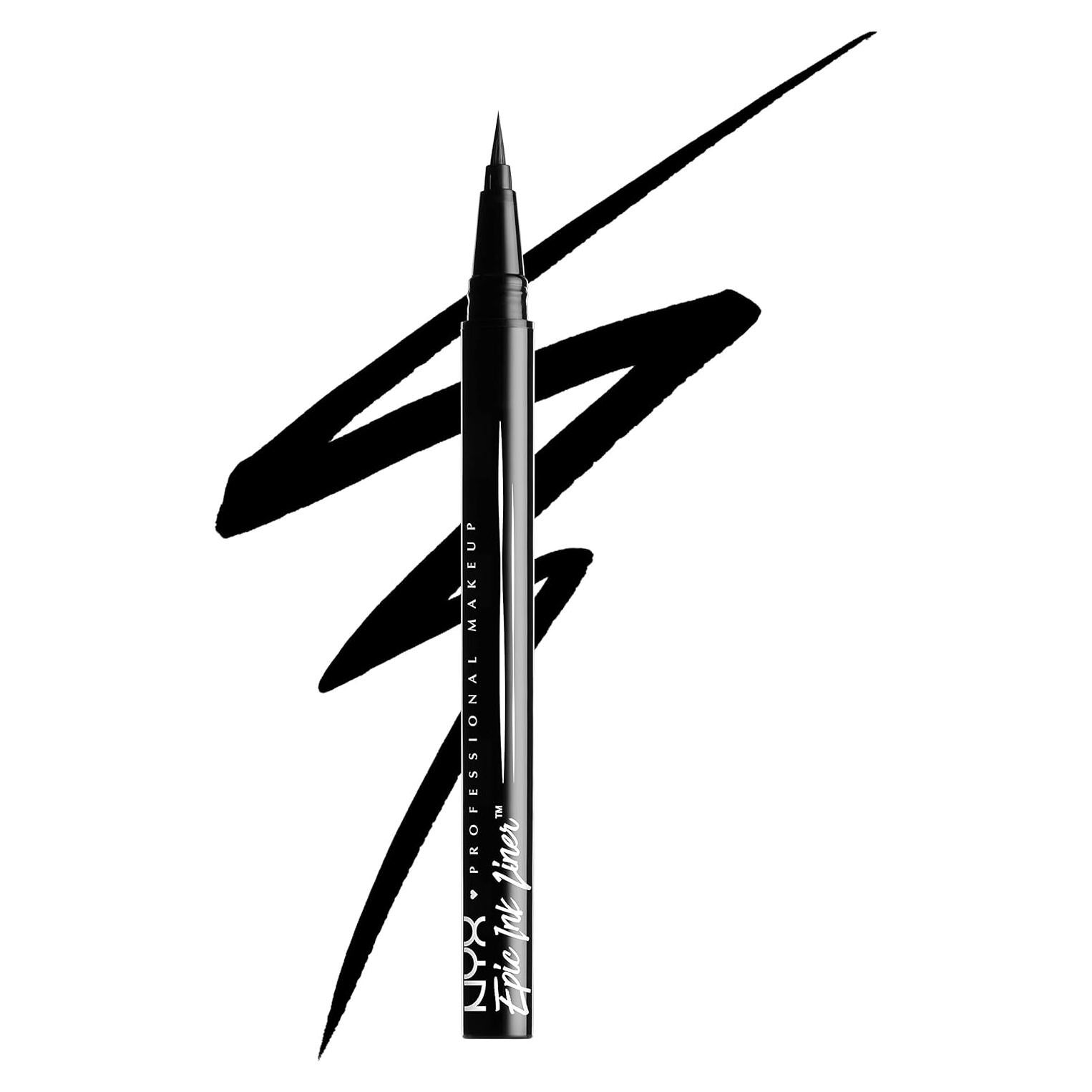 Delineadores de Ojos NYX Epic Wear y Epic Ink Liner Negros