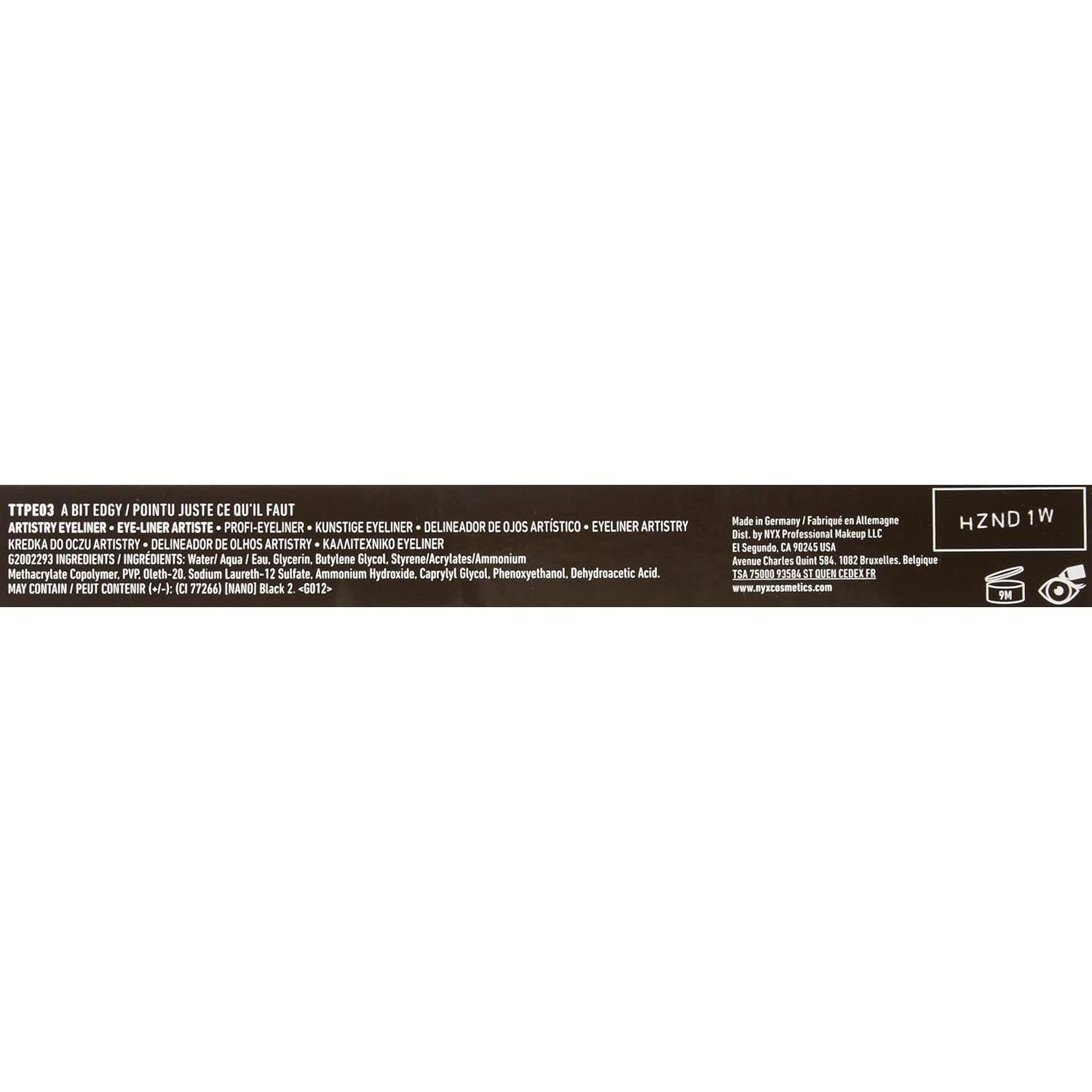 Eyeliner Líquido NYX Professional Makeup Un Poco Atrevido 0.85g