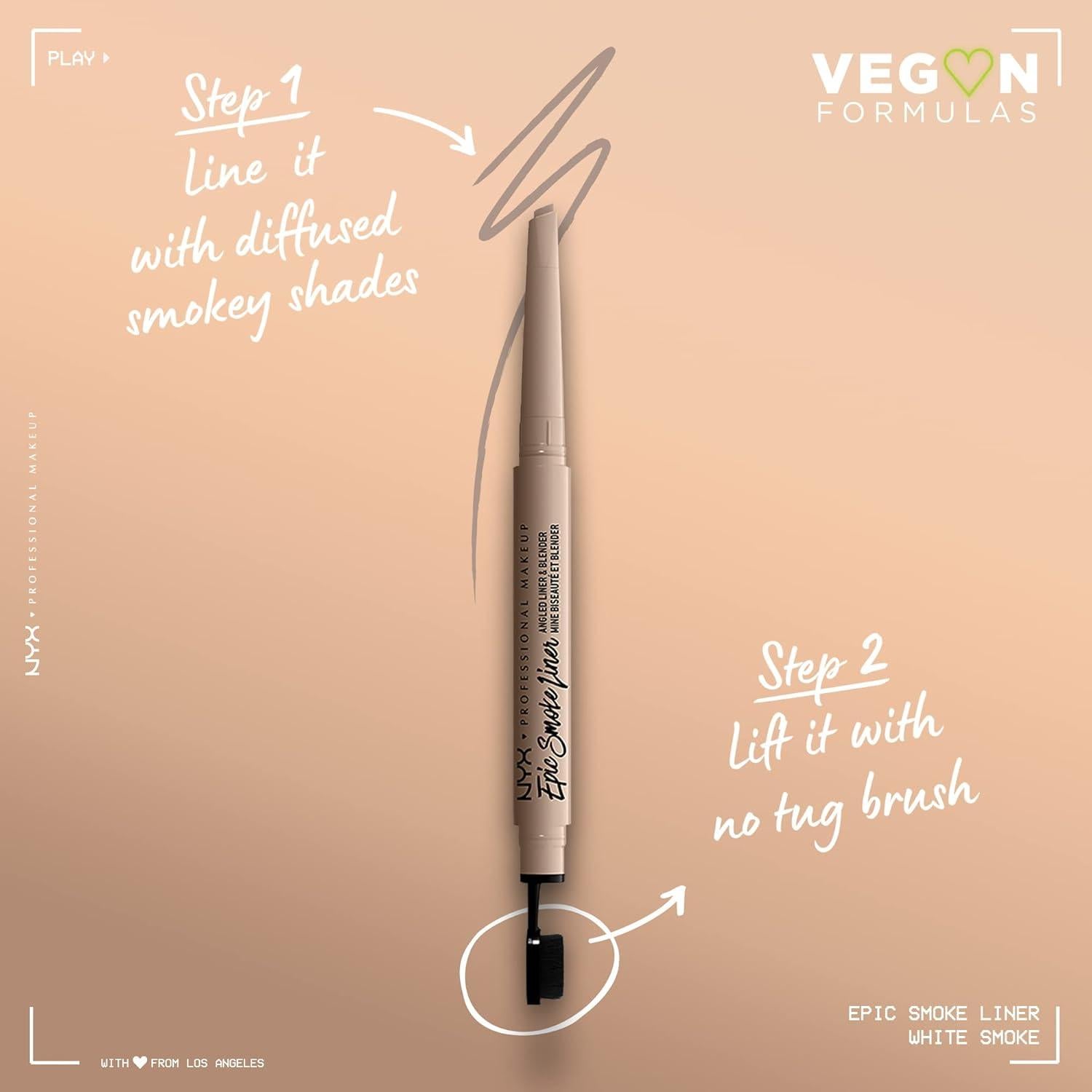 Delineador Ahumado NYX Professional Makeup - Humo Blanco 13.61g