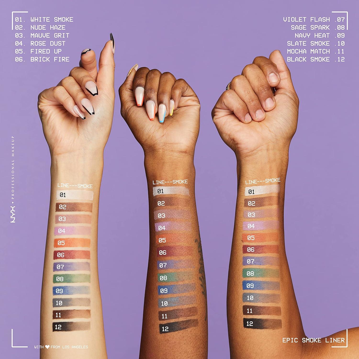 Delineador Ahumado NYX Professional Makeup - Humo Blanco 13.61g