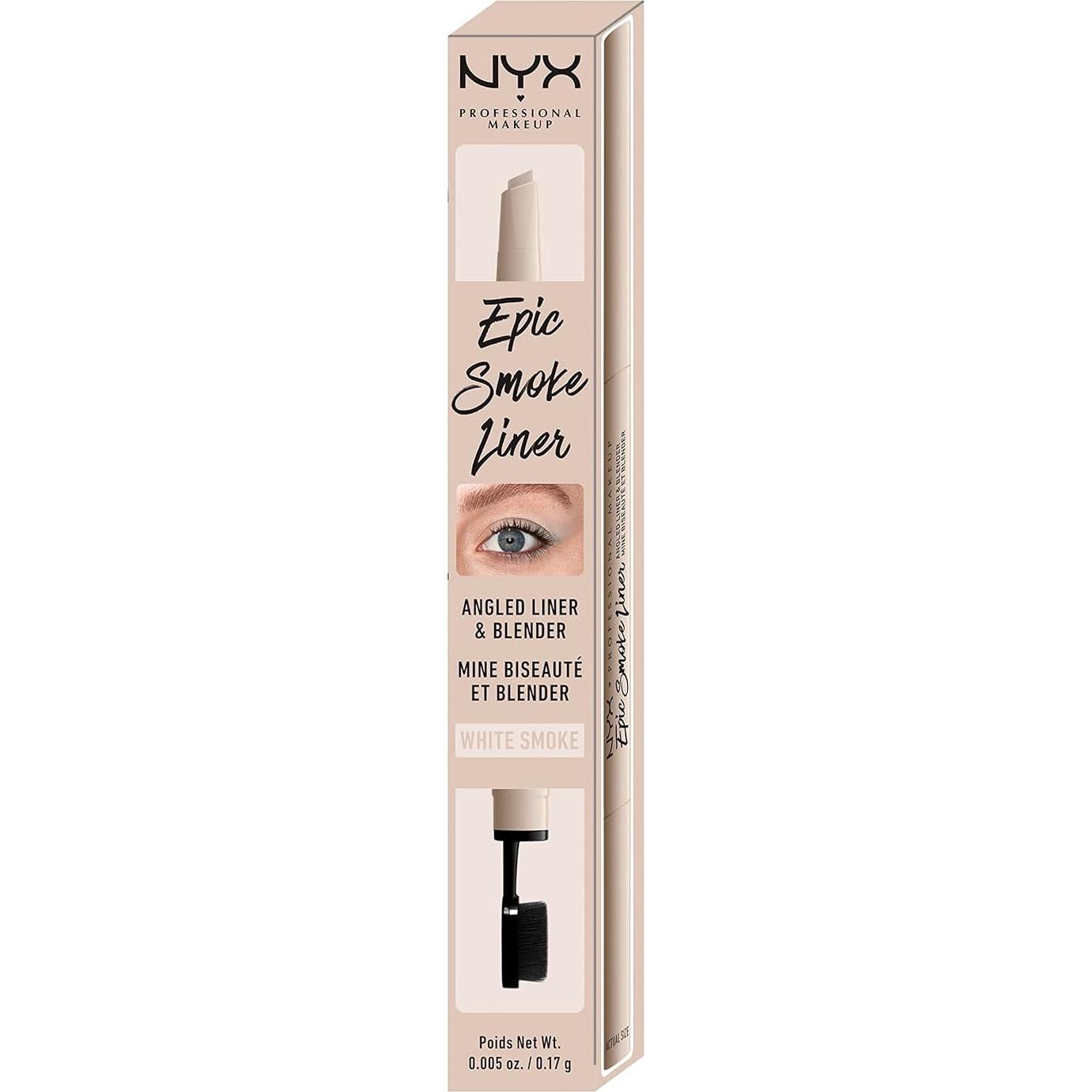 Delineador Ahumado NYX Professional Makeup - Humo Blanco 13.61g