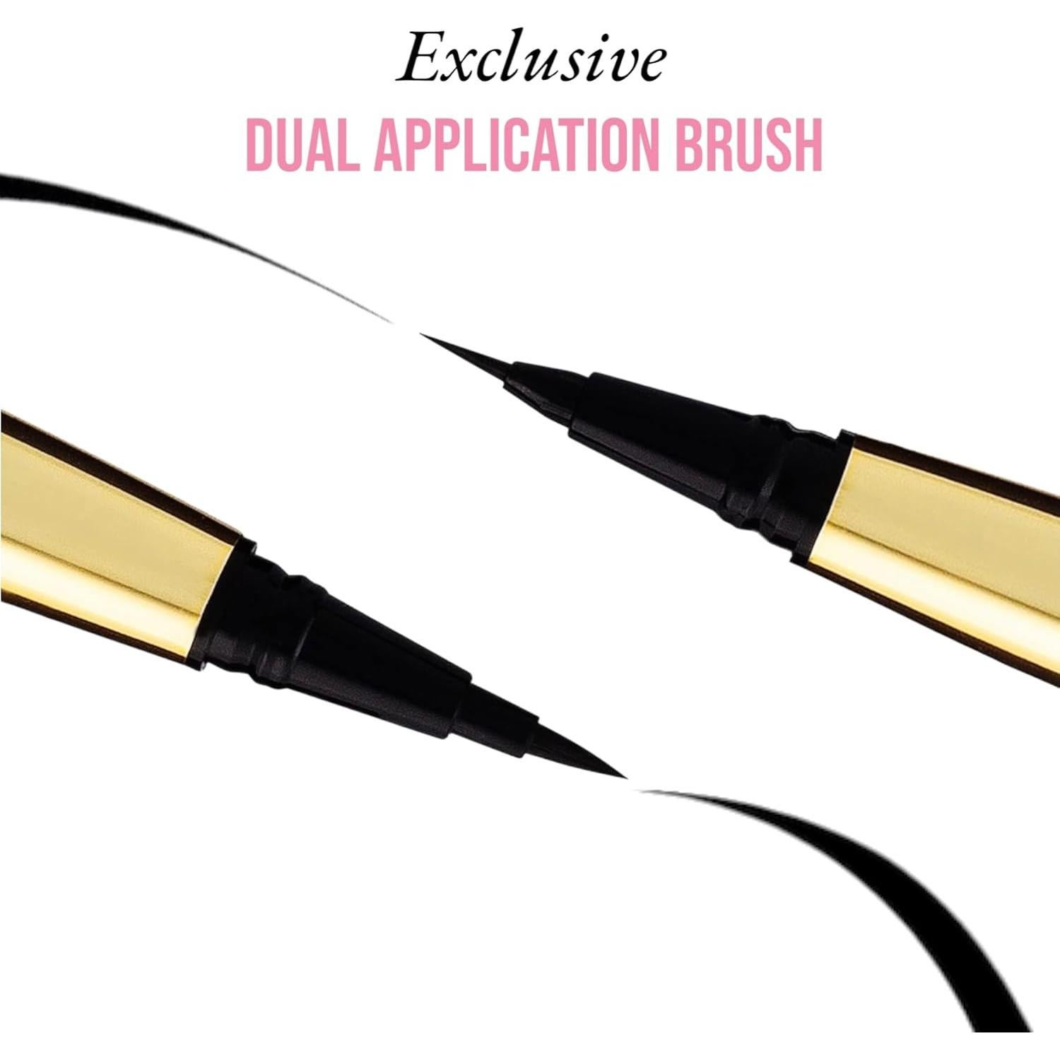 Delineador Líquido Impermeable Rouge & Rogue - Ultra Negro 9g