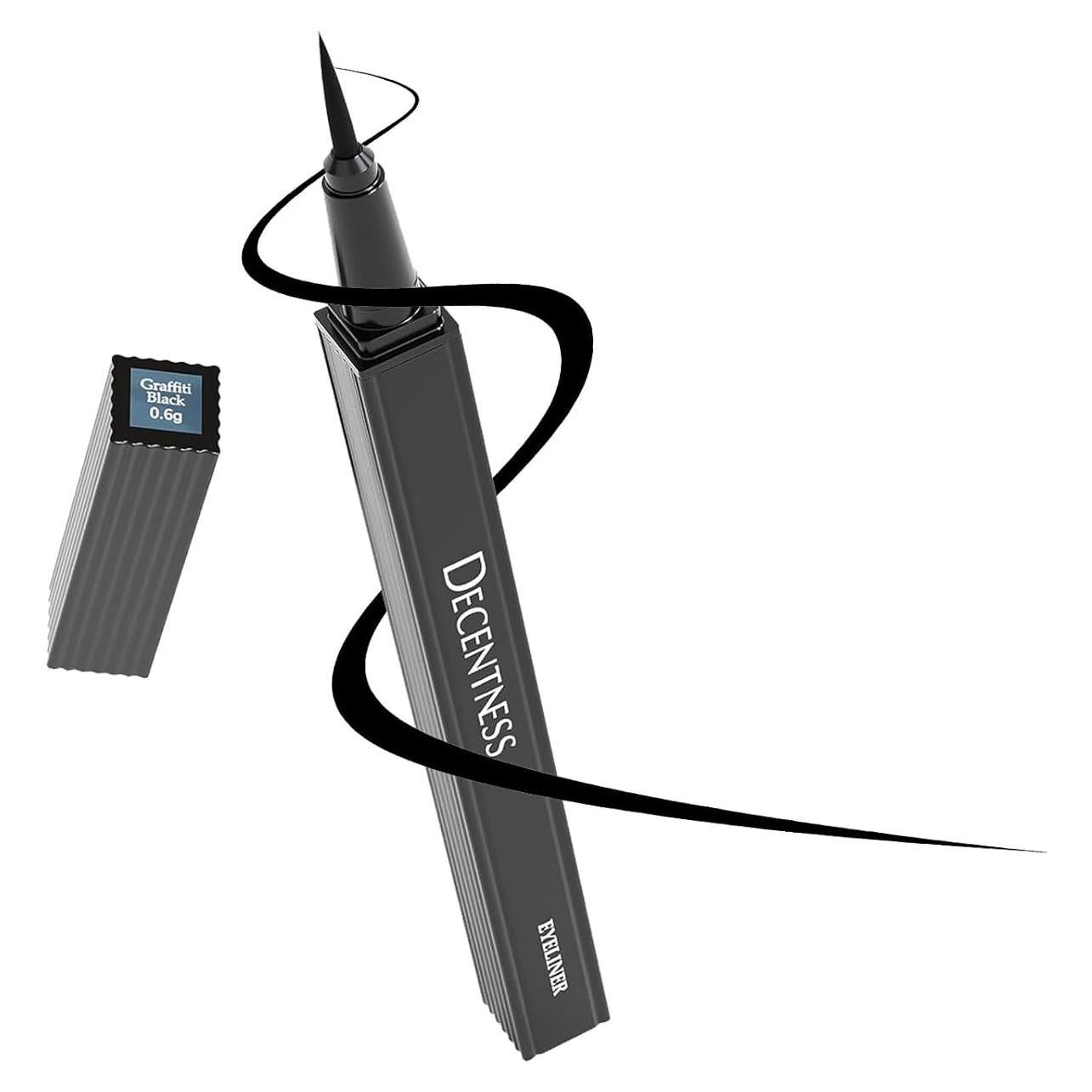 Delineador Líquido Negro Vivacious Cosmetics 0.59 ml Punta Fina