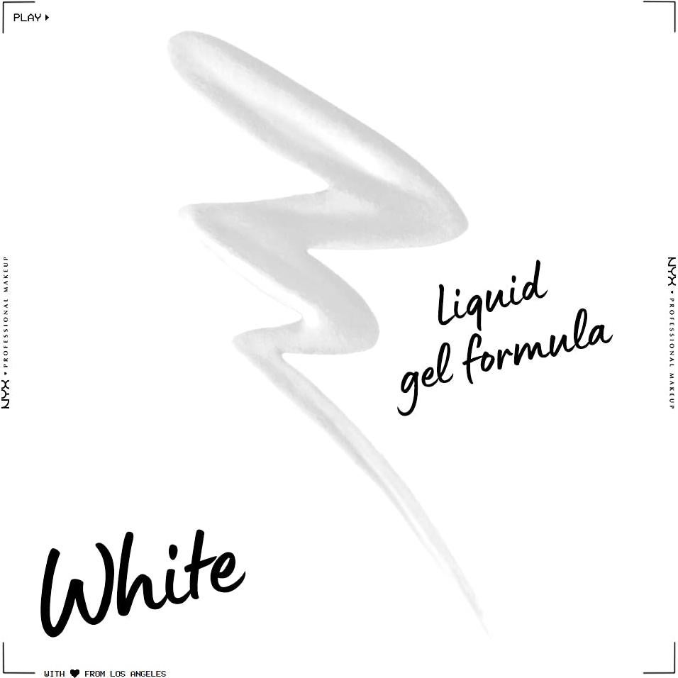 Lápices de Ojos Líquidos NYX Epic Wear Negro y Blanco 2 Unidades