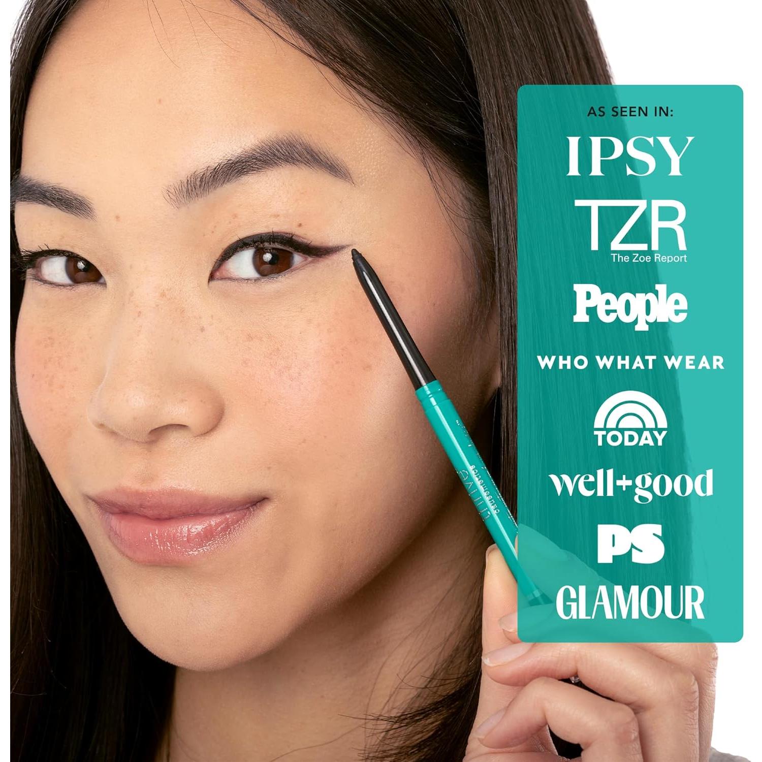 Delineador de Ojos a Prueba de Agua Thrive Causemetics Negro Mate