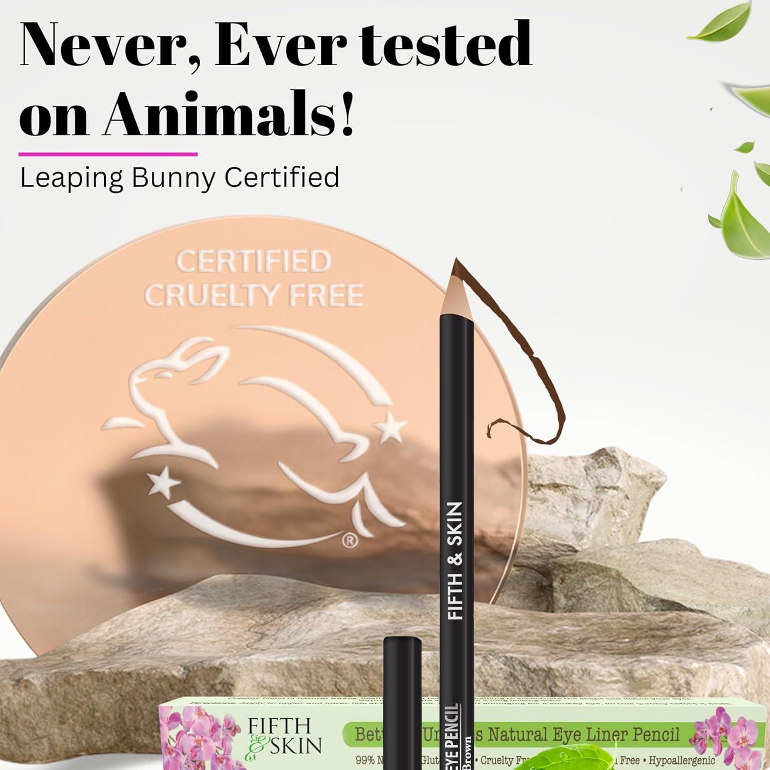 Lápiz Delineador Natural Fifth & Skin Negro Hipoalergénico