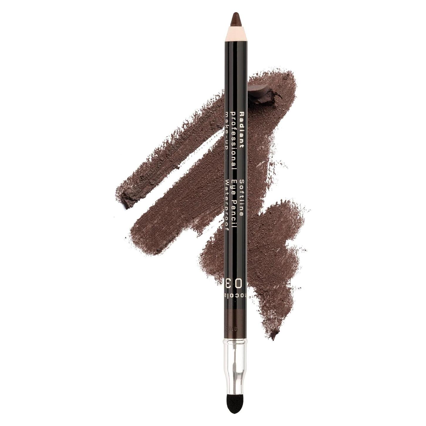 Lápiz de Ojos Impermeable Radiant 03 Chocolate - Larga Duración