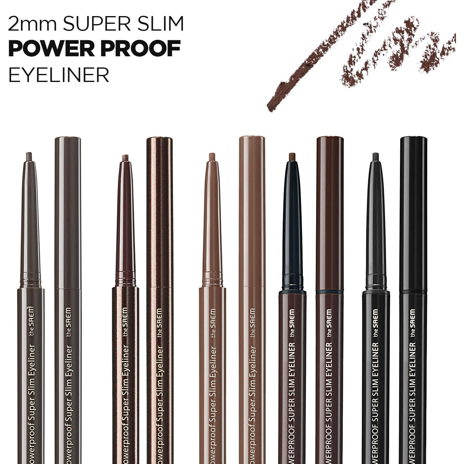 Eyeliner Gel The SAEM Eco Soul 2mm Negro Ceniza - Larga Duración