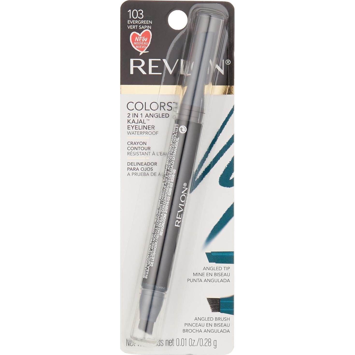 Lápiz de Ojos Angulado Kajal Revlon ColorStay Verde Esmeralda 0.28 g