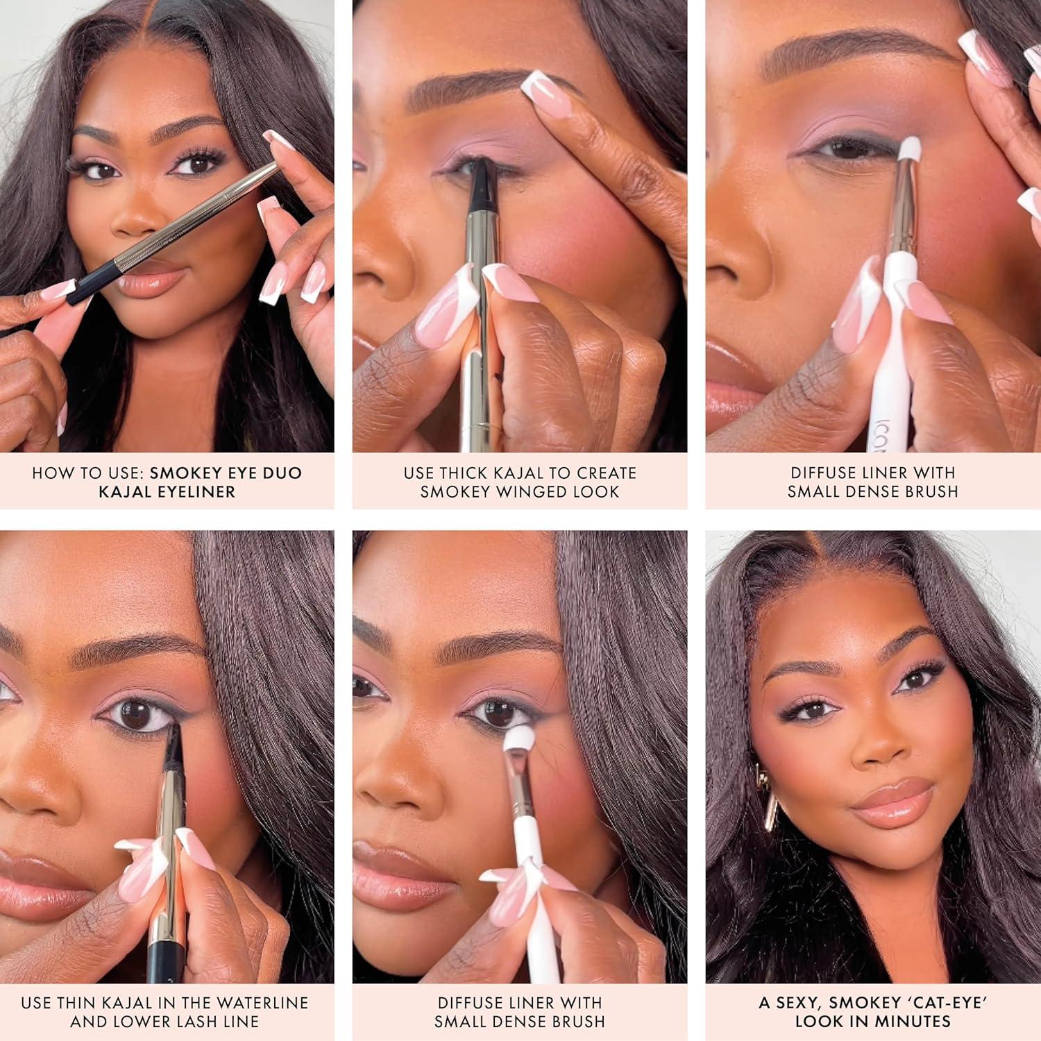 Dúo de Delineador Smokey Eye ICONIC LONDON Verde Juniper 2 en 1