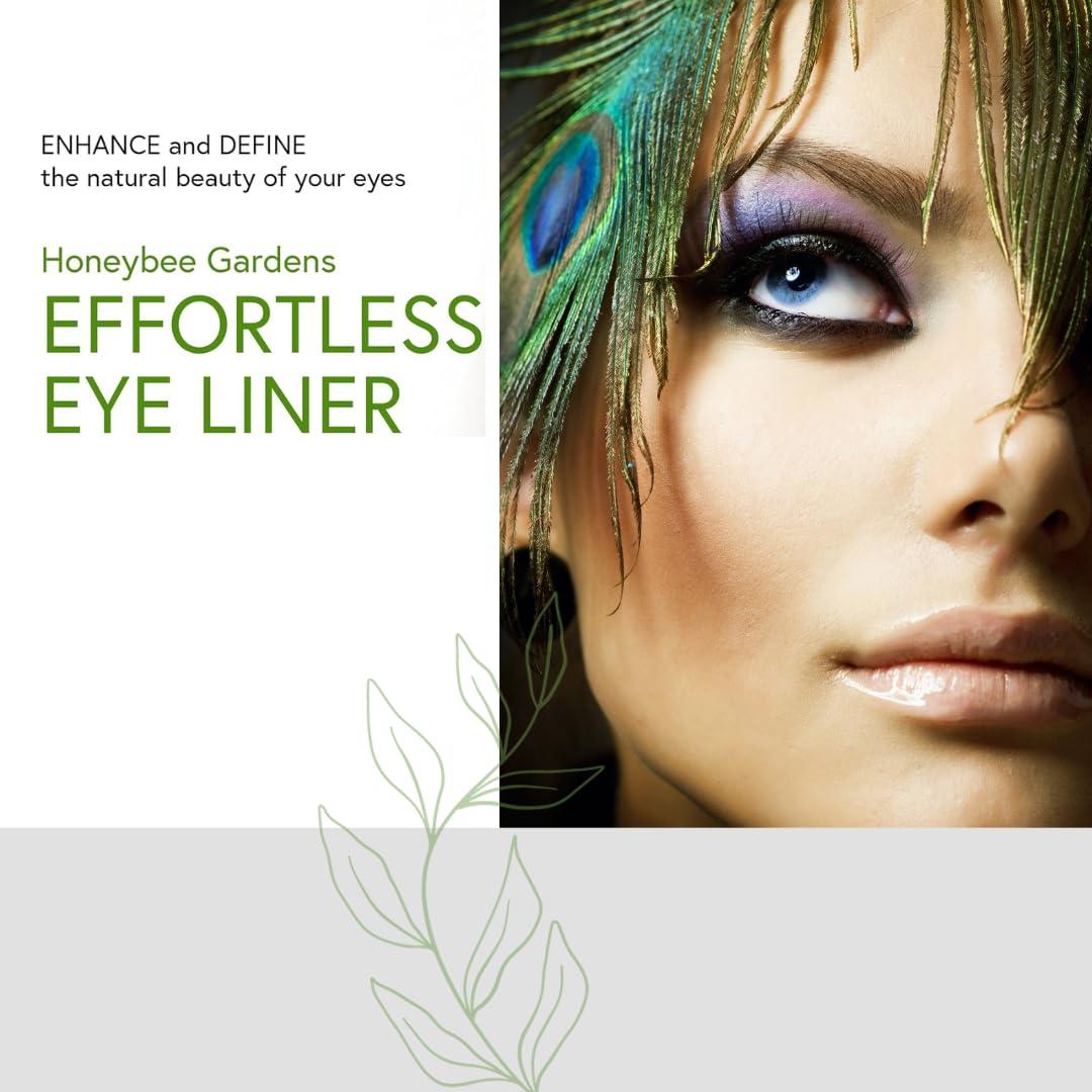 Lápiz Delineador de Ojos Honeybee Gardens Negro Jet Set 14cm