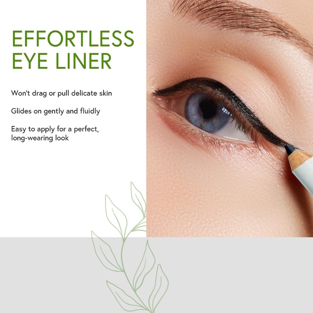 Lápiz Delineador de Ojos Honeybee Gardens Negro Jet Set 14cm