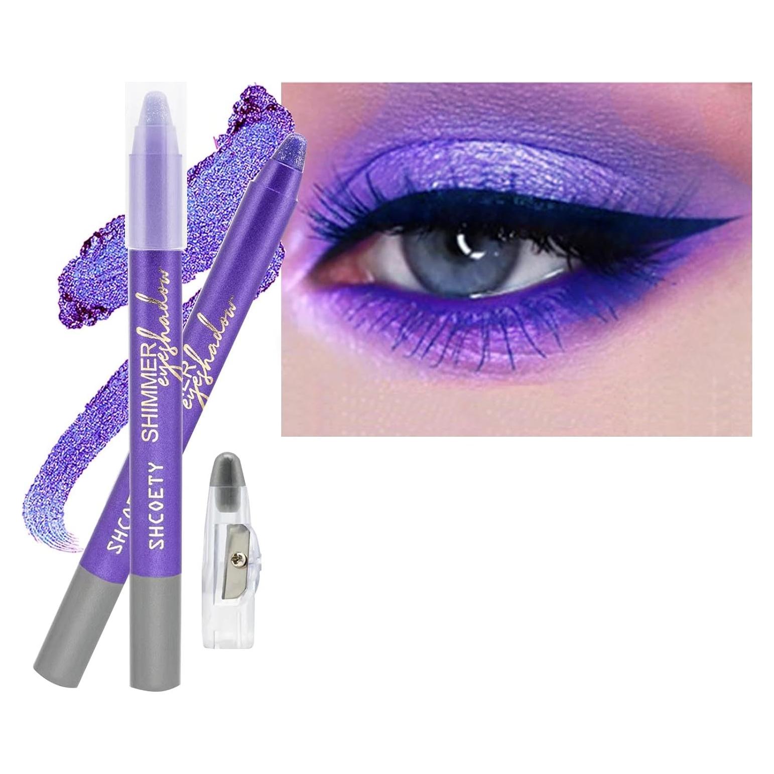 Lápiz de Sombra de Ojos Morado Daeuwiutr - Impermeable y Cremoso