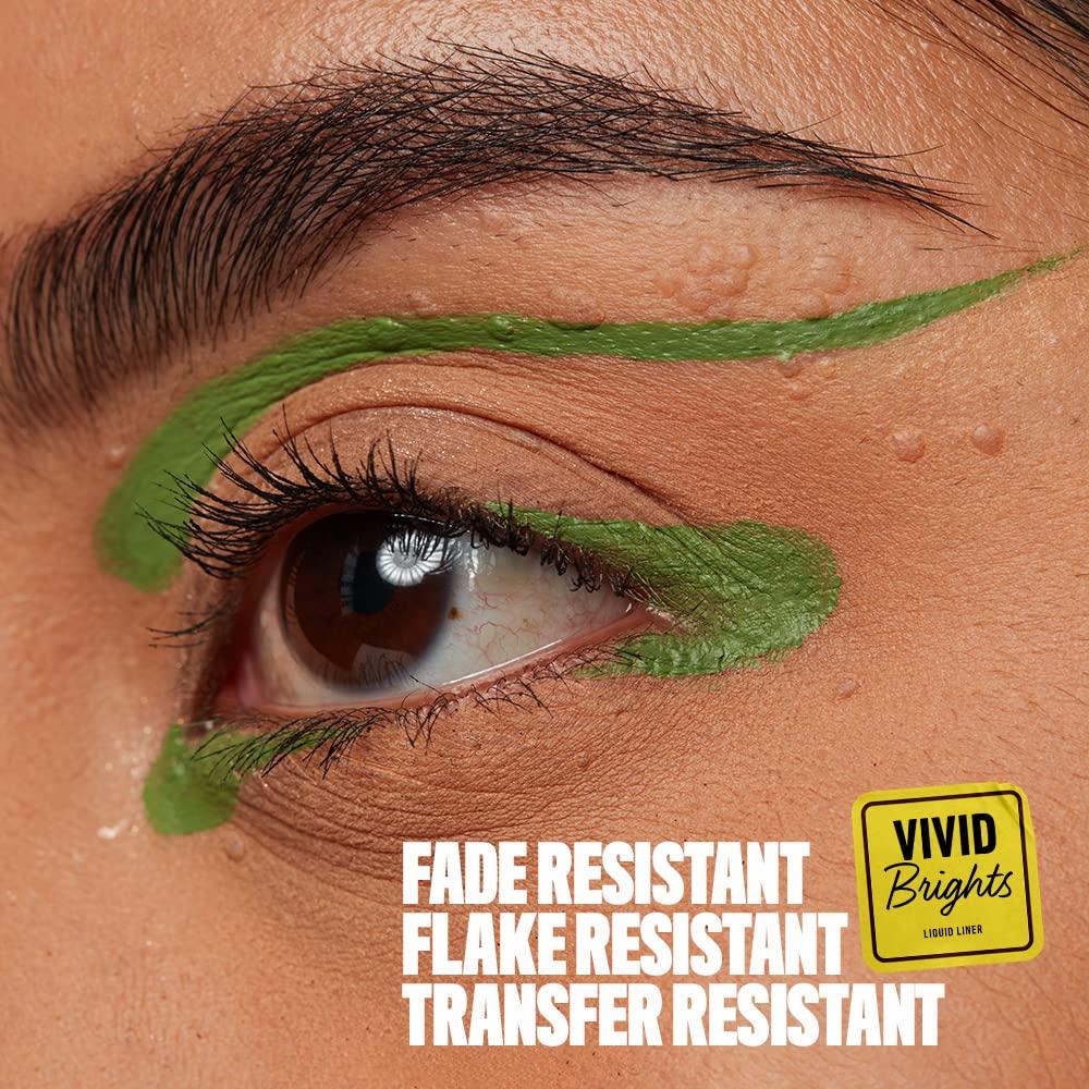 Delineador Líquido Vivid Brights NYX Verde Fantasma 1.77 ml