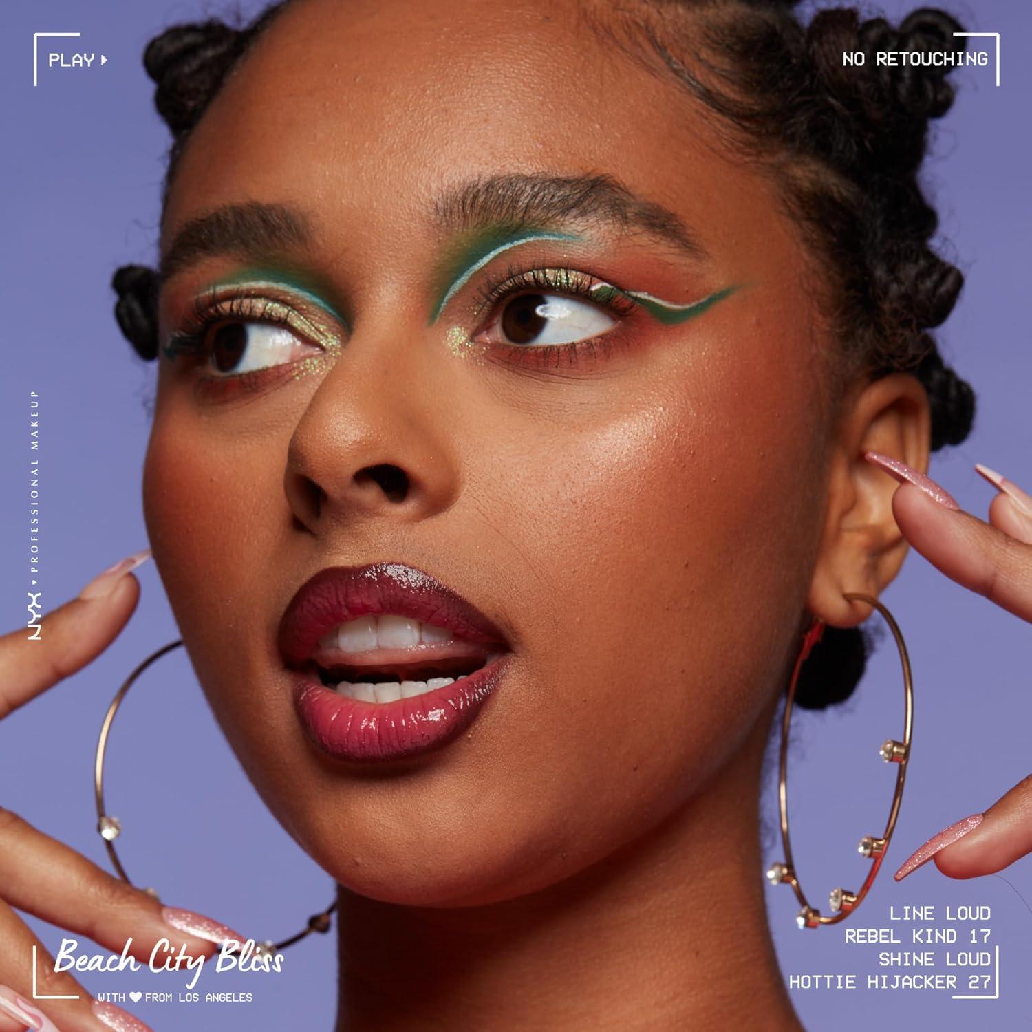 Dúo Labial NYX: Lápiz Labial Rebel Kind + Brillo Praline