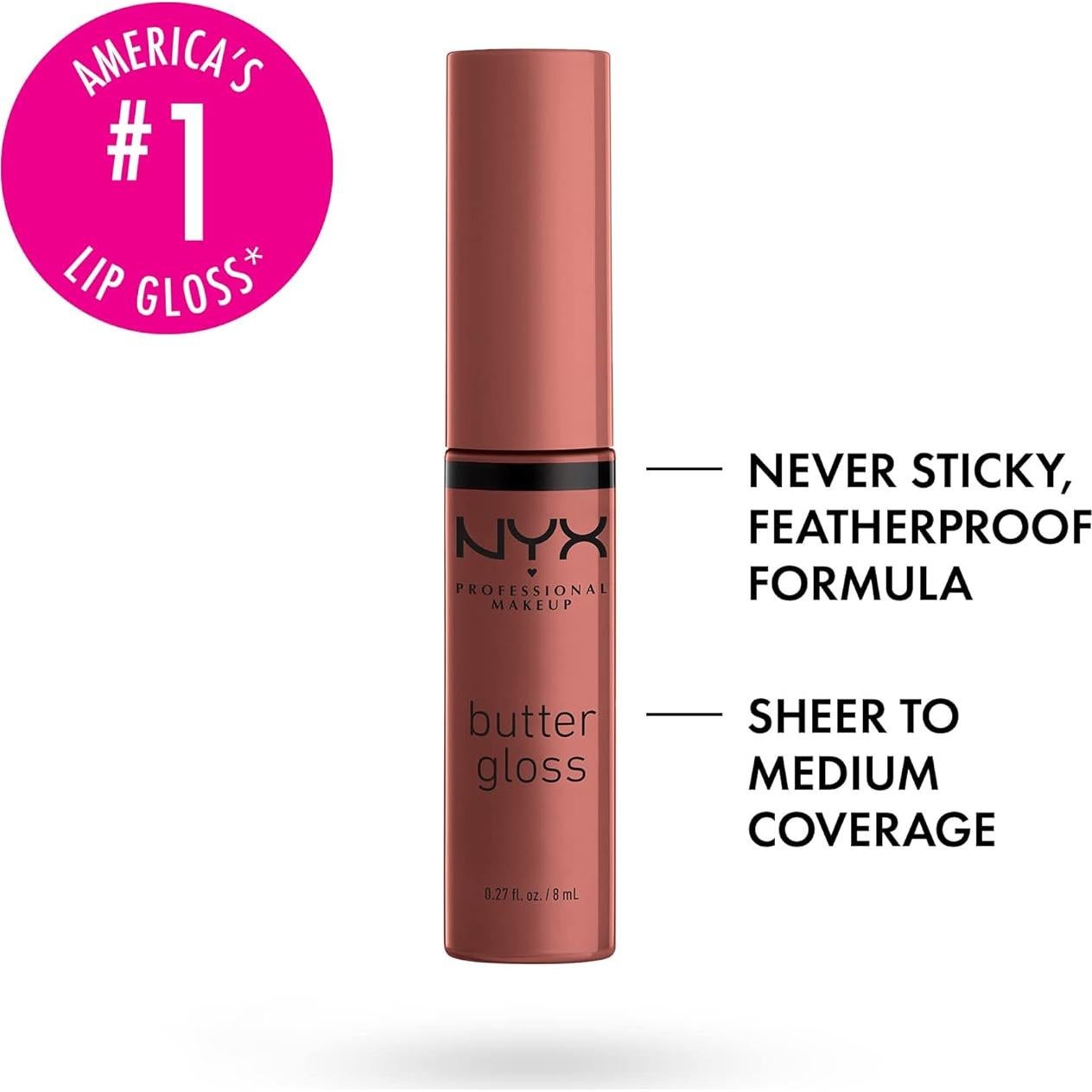 Dúo Labial NYX: Lápiz Labial Rebel Kind + Brillo Praline