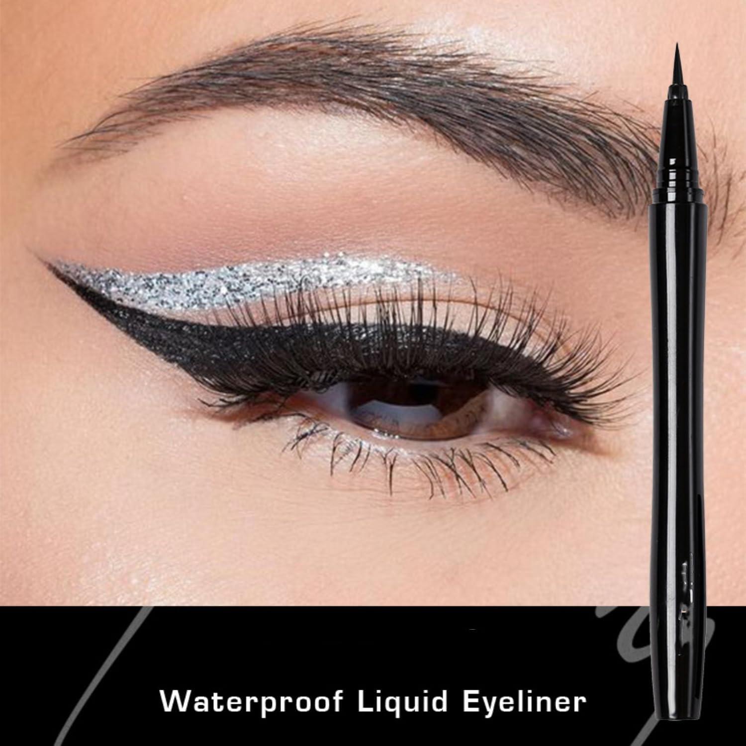 Lápiz de Ojos Líquido Impermeable MAEPEOR Marrón Oscuro 15g