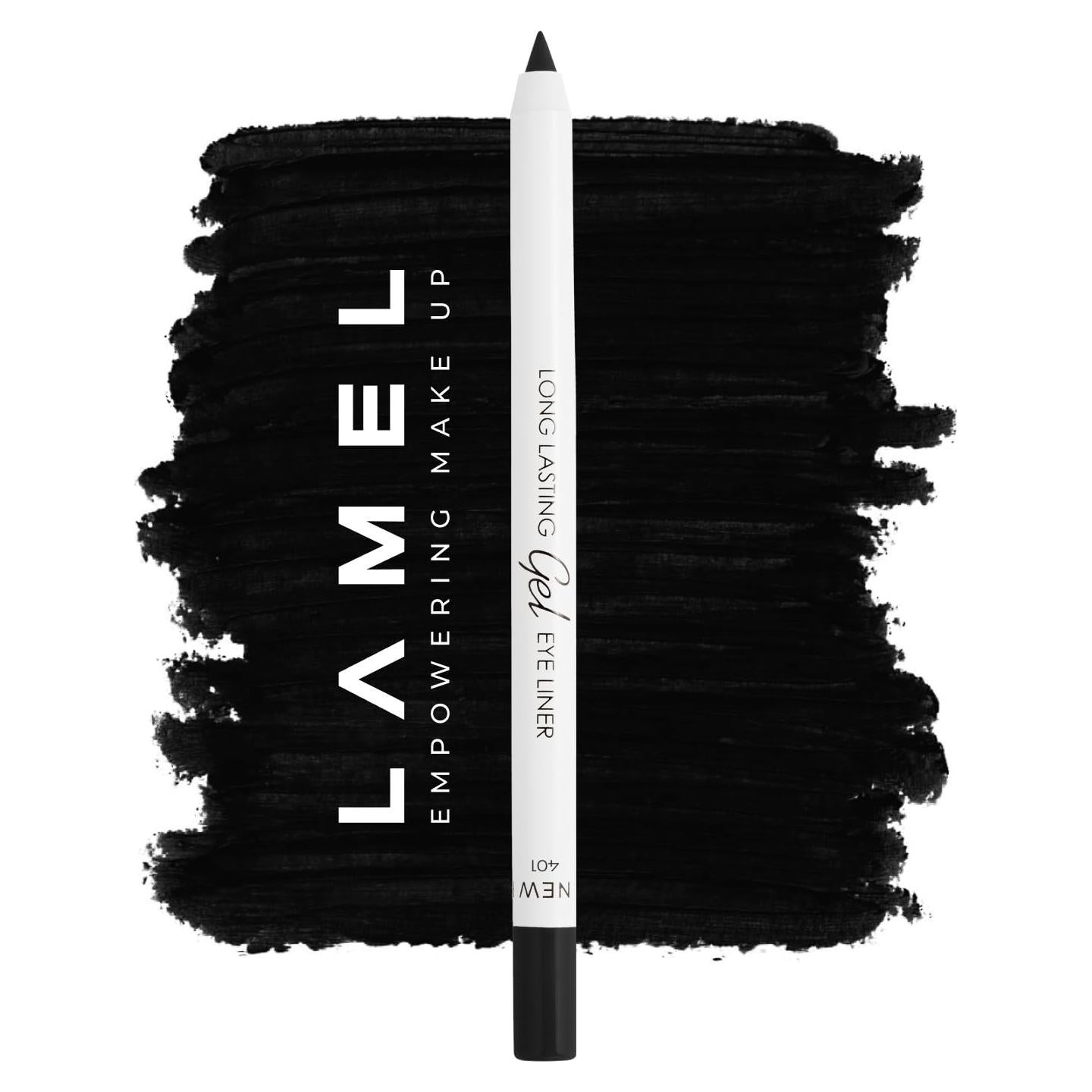 Delineador en Gel LAMEL 401 Negro Profundo Impermeable 1.4g