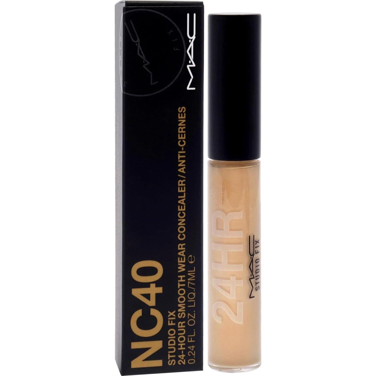 Corrector Fluido Larga Duración MAC Studio Fix 24h NC40 6.8g