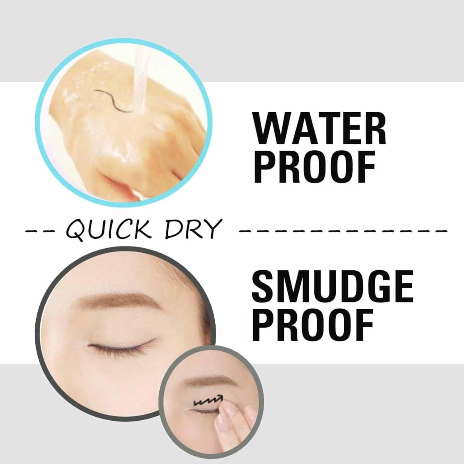 Delineador Líquido Impermeable Heorine Make 01 Negro Azabache