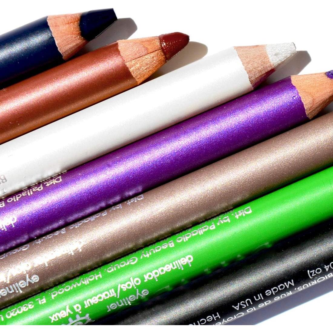 Eyeliner de Madera Palladio Negro, Aplicación Fácil, Larga Duración