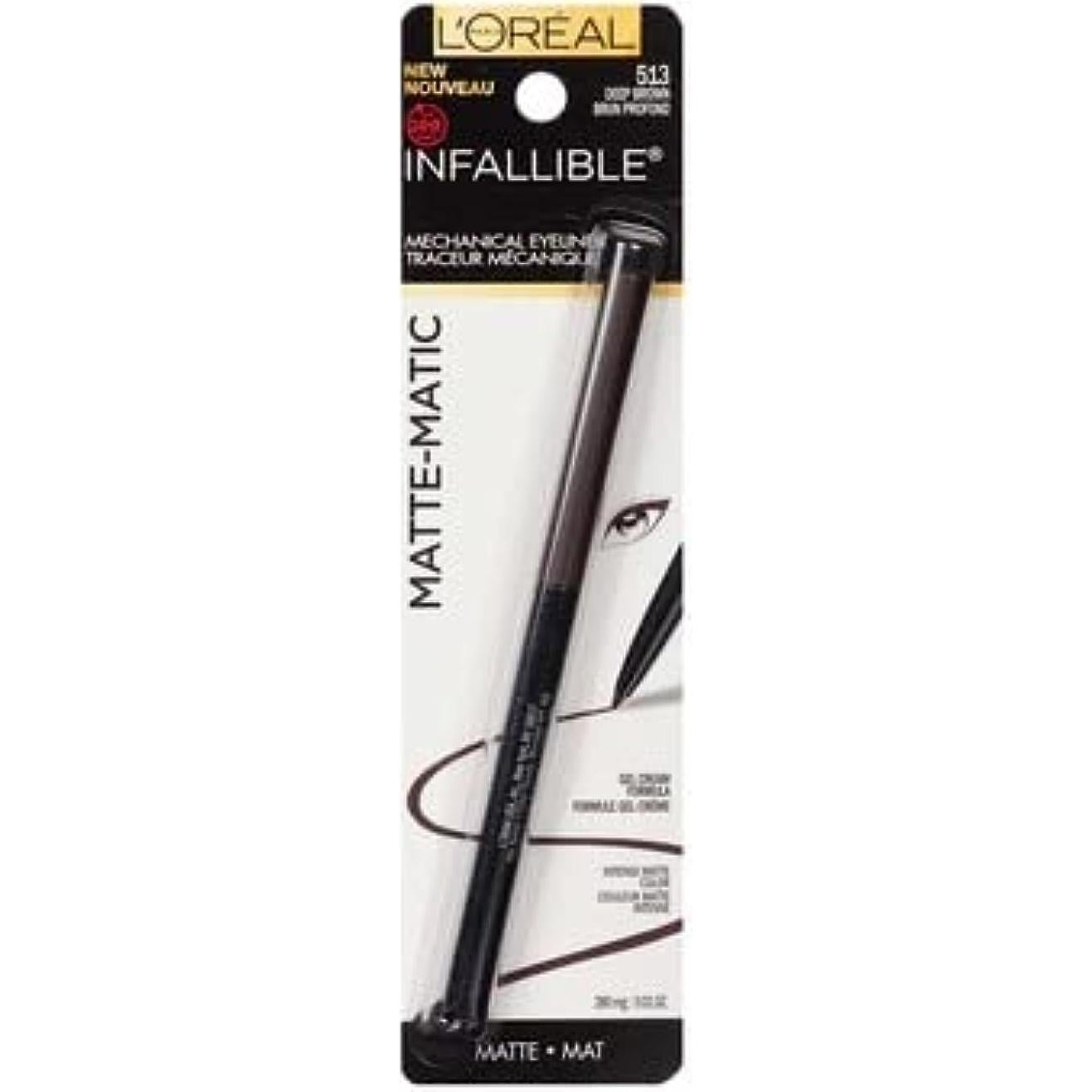 Lápiz de Ojos Mecánico L'Oreal Paris Matte-Matic Marrón 0.28g