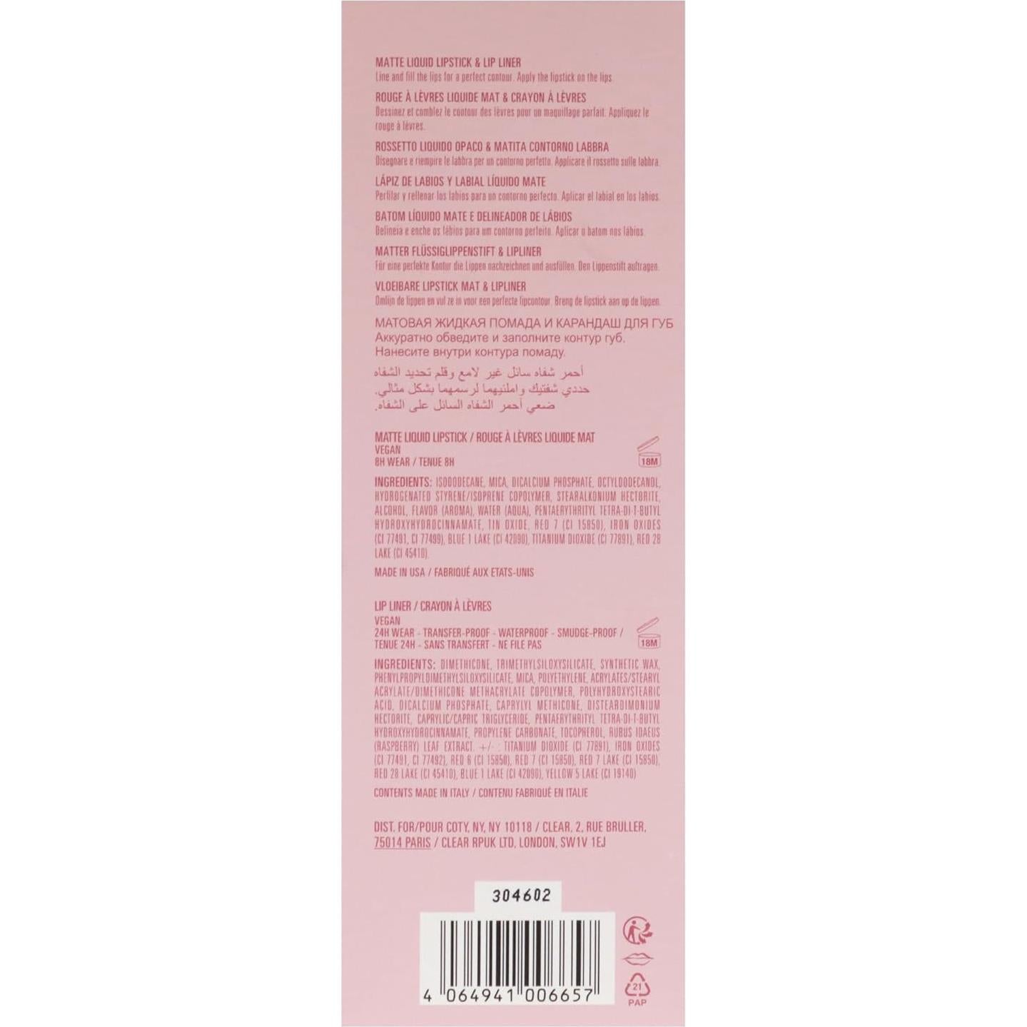 Kit de Labios Mate Kylie Cosmetics - 2 Piezas 28.35g