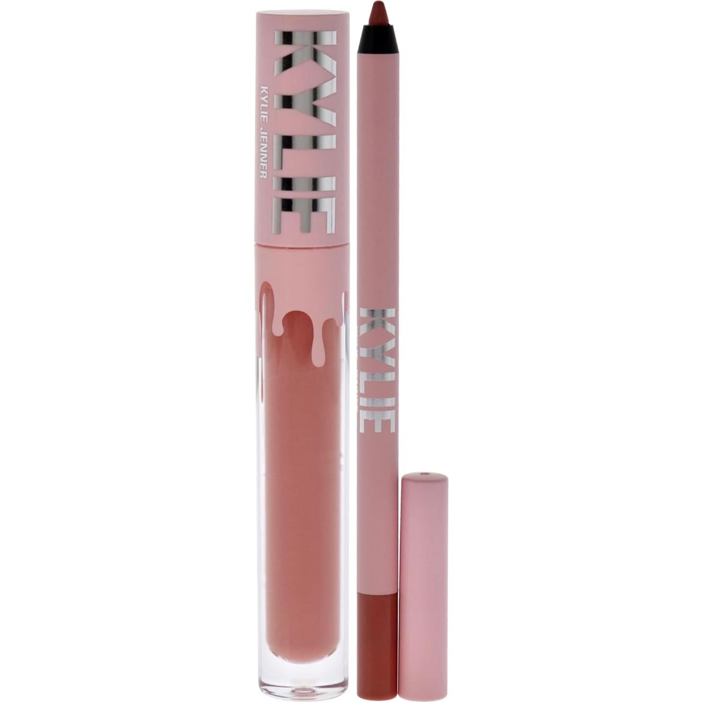 Kit de Labios Mate Kylie Cosmetics - 802 Caramelo - 2 Piezas