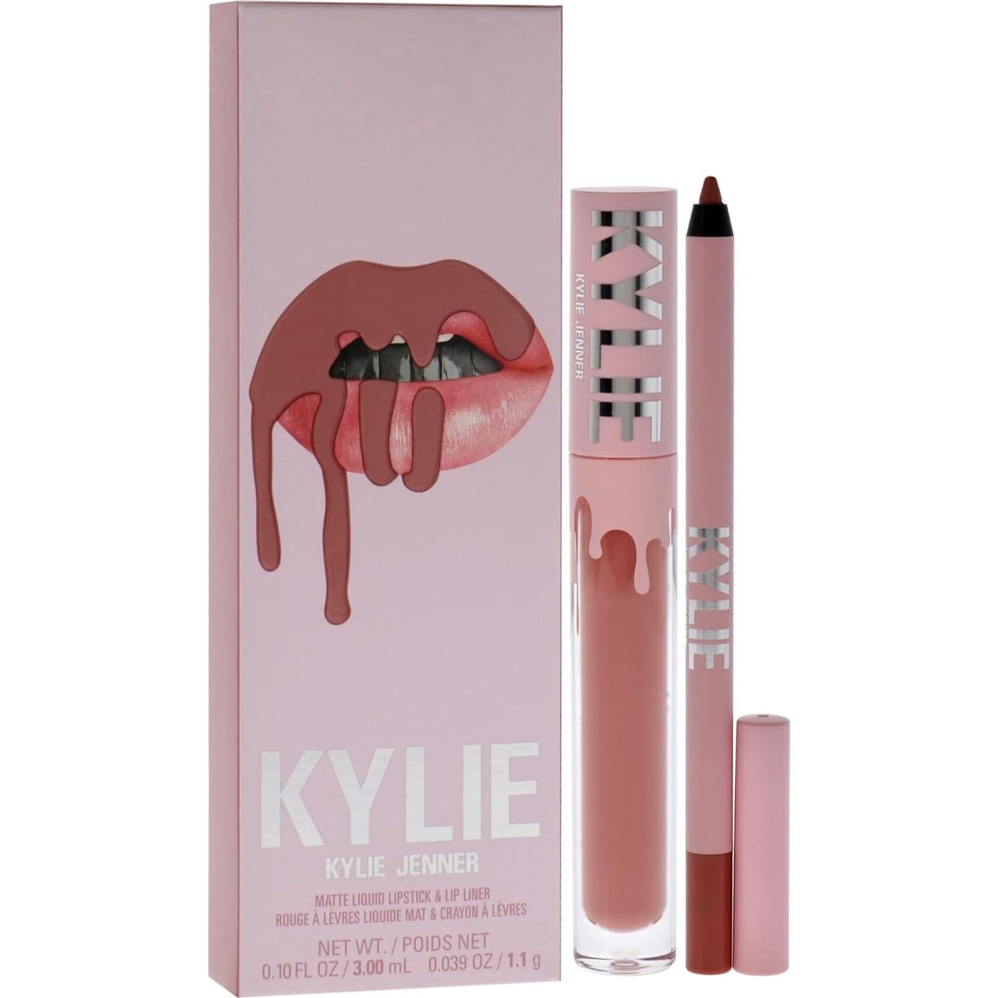 Kit de Labios Mate Kylie Cosmetics - 802 Caramelo - 2 Piezas
