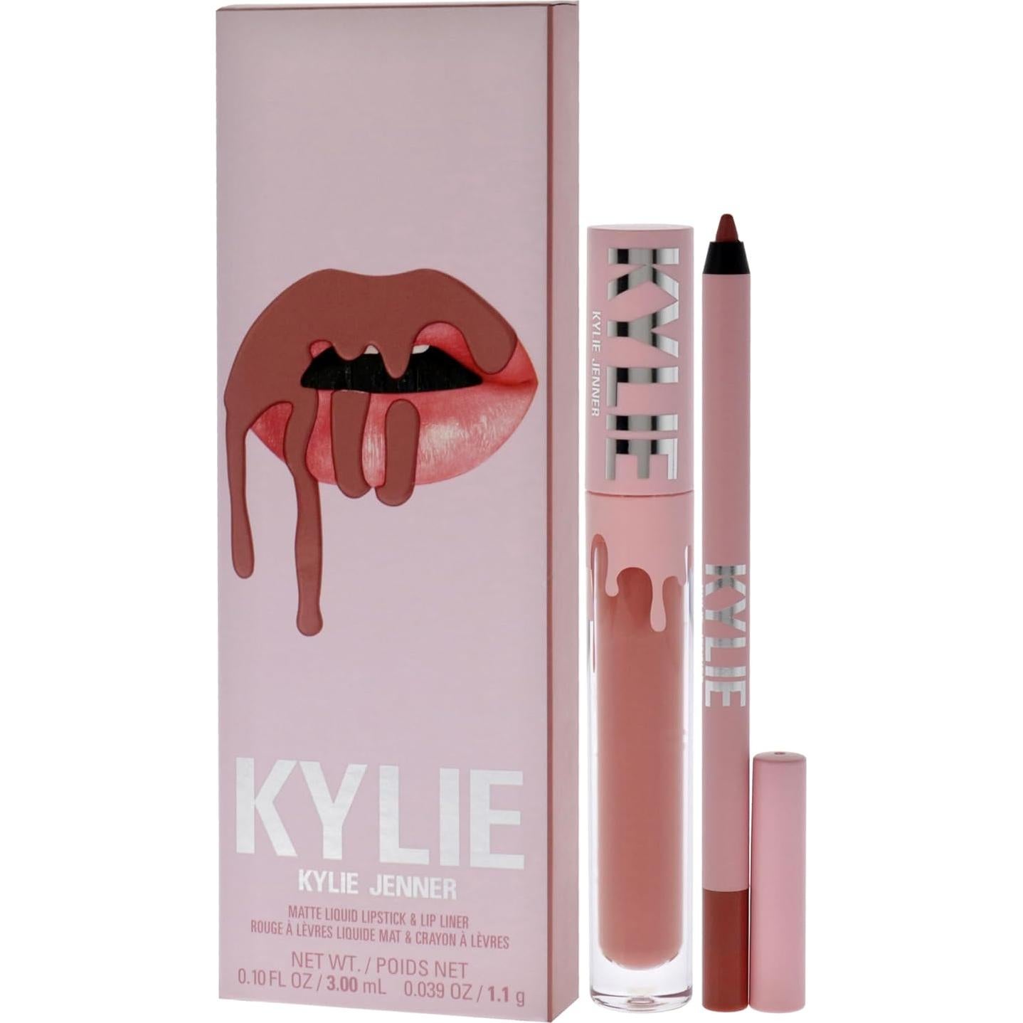 Kit de Labios Mate Kylie Cosmetics - 802 Caramelo - 2 Piezas